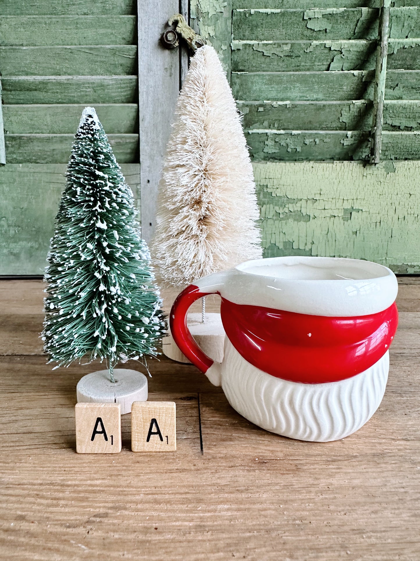 Vintage Santa Mug