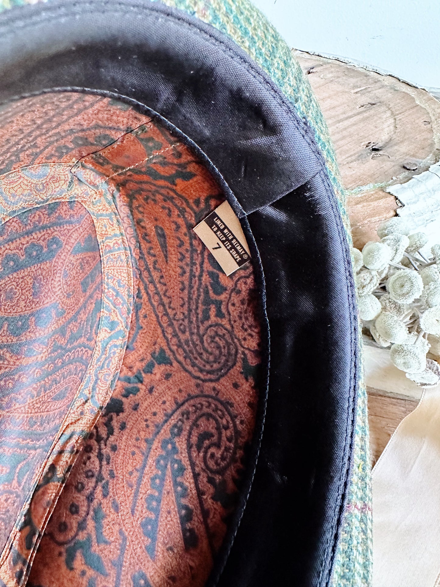 Vintage Fedora with Horse Detail