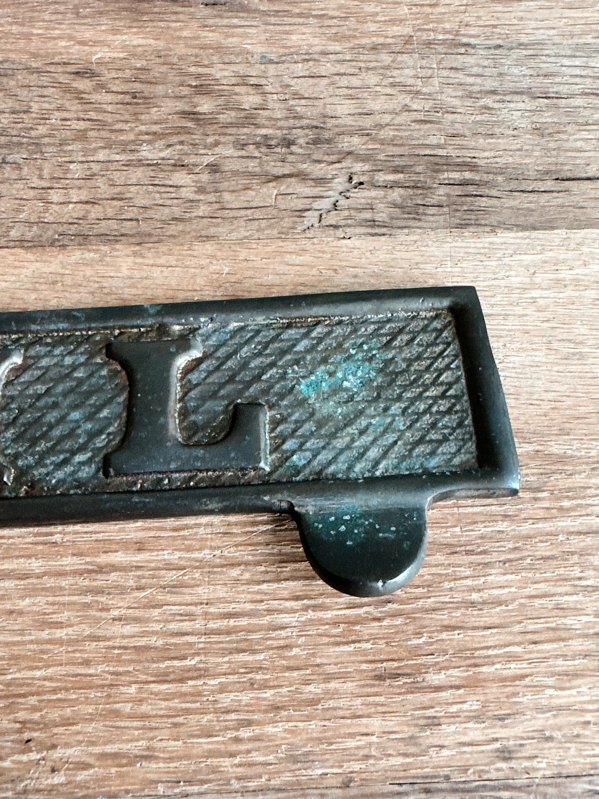 Vintage Cast Metal MAIL Slot Flap