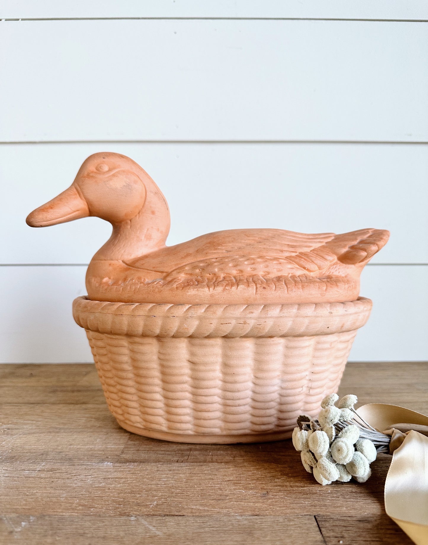 Terra Cottage Duck On a Nest Baking Dish