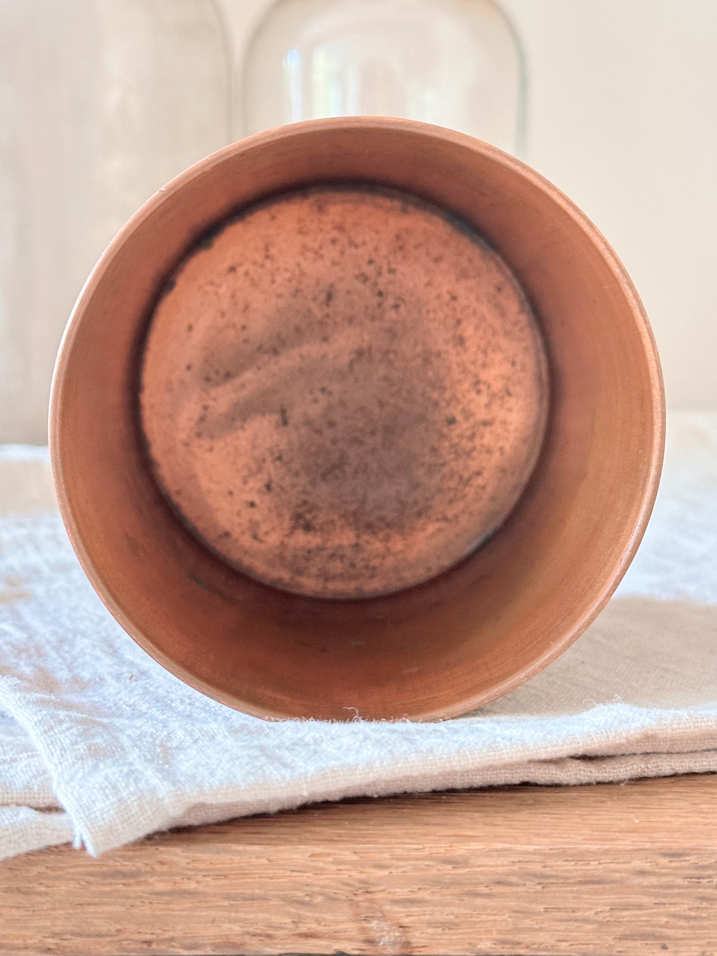 Vintage Copper Canister with Mallard Top