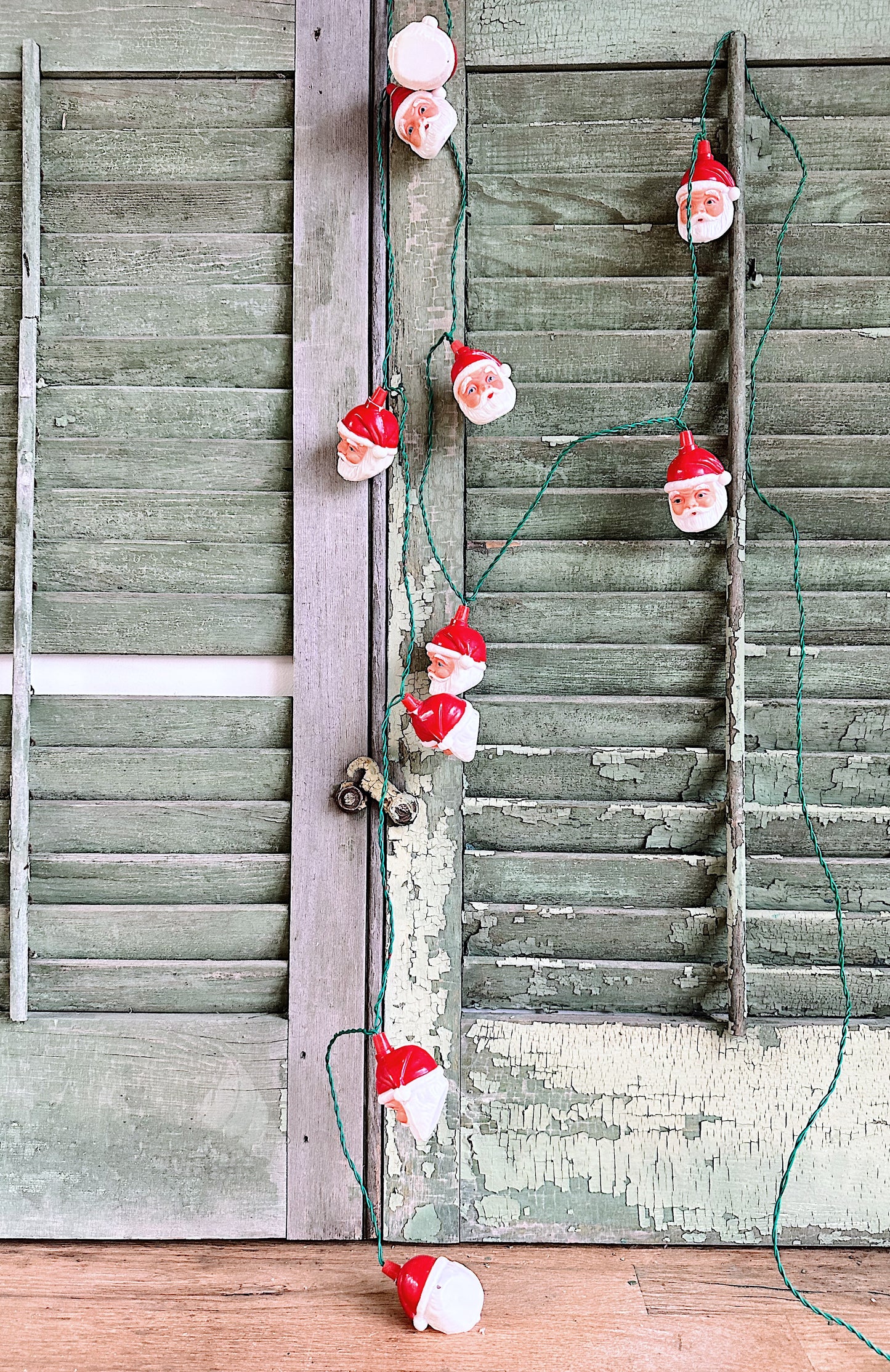 Vintage Santa Lights