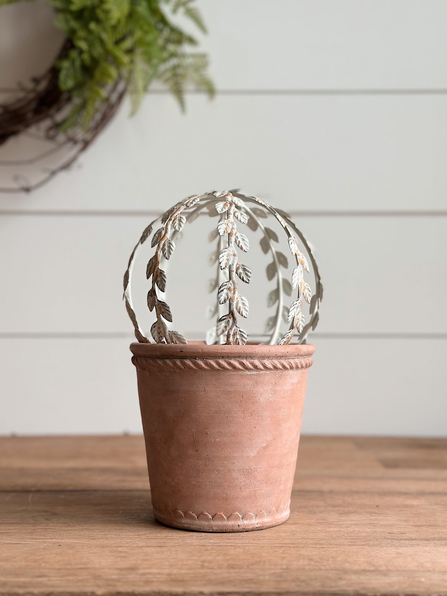 Shabby Chic Metal Orb