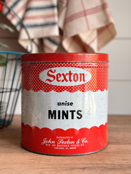 Vintage Sexton Mints Tin