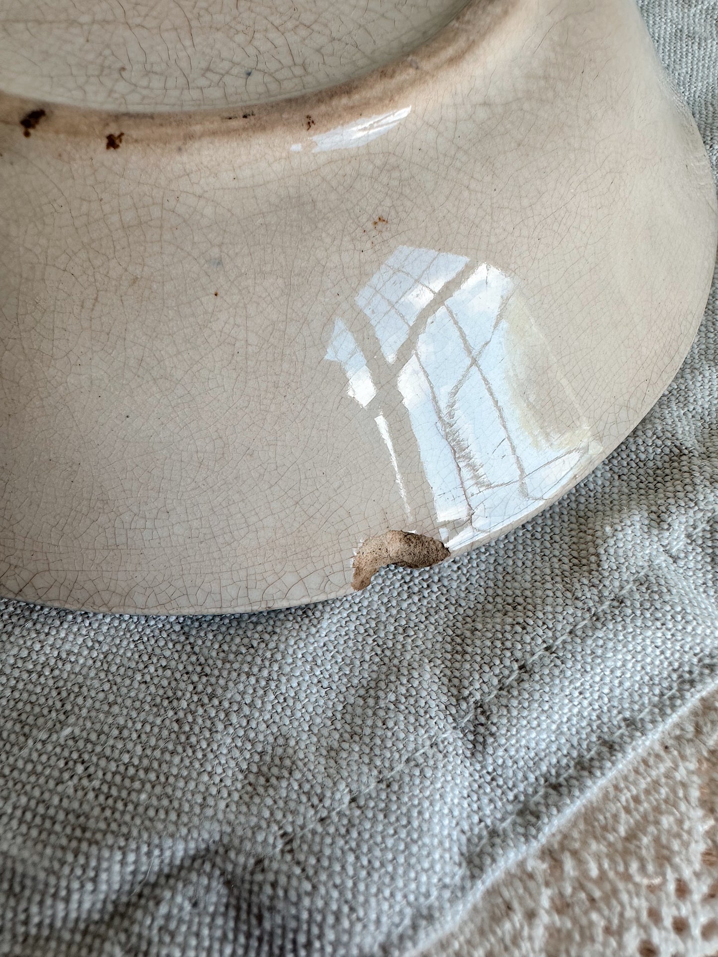 Beautiful Antique Ironstone Dish