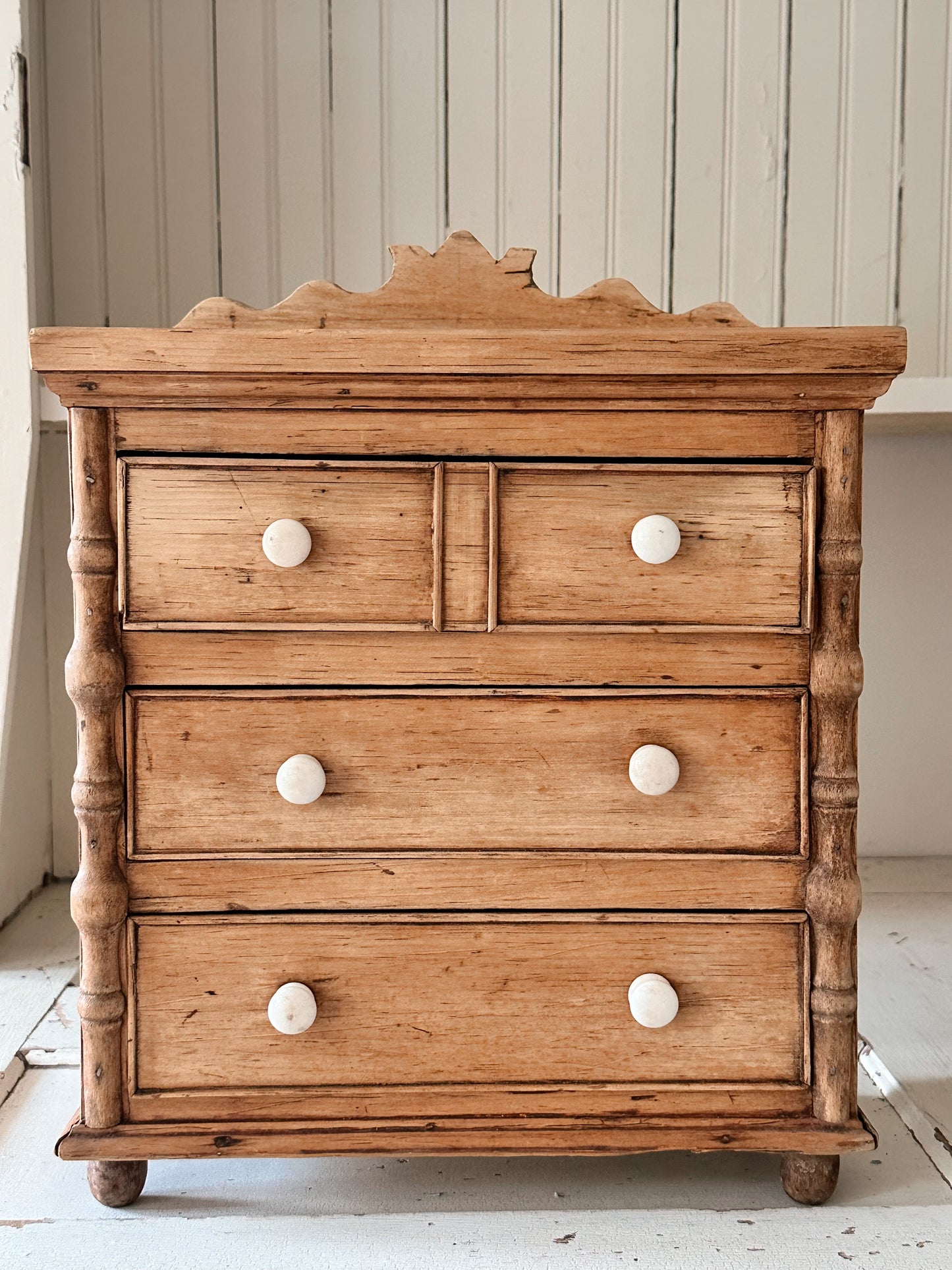 Antique Tabletop Size Pine Dresser