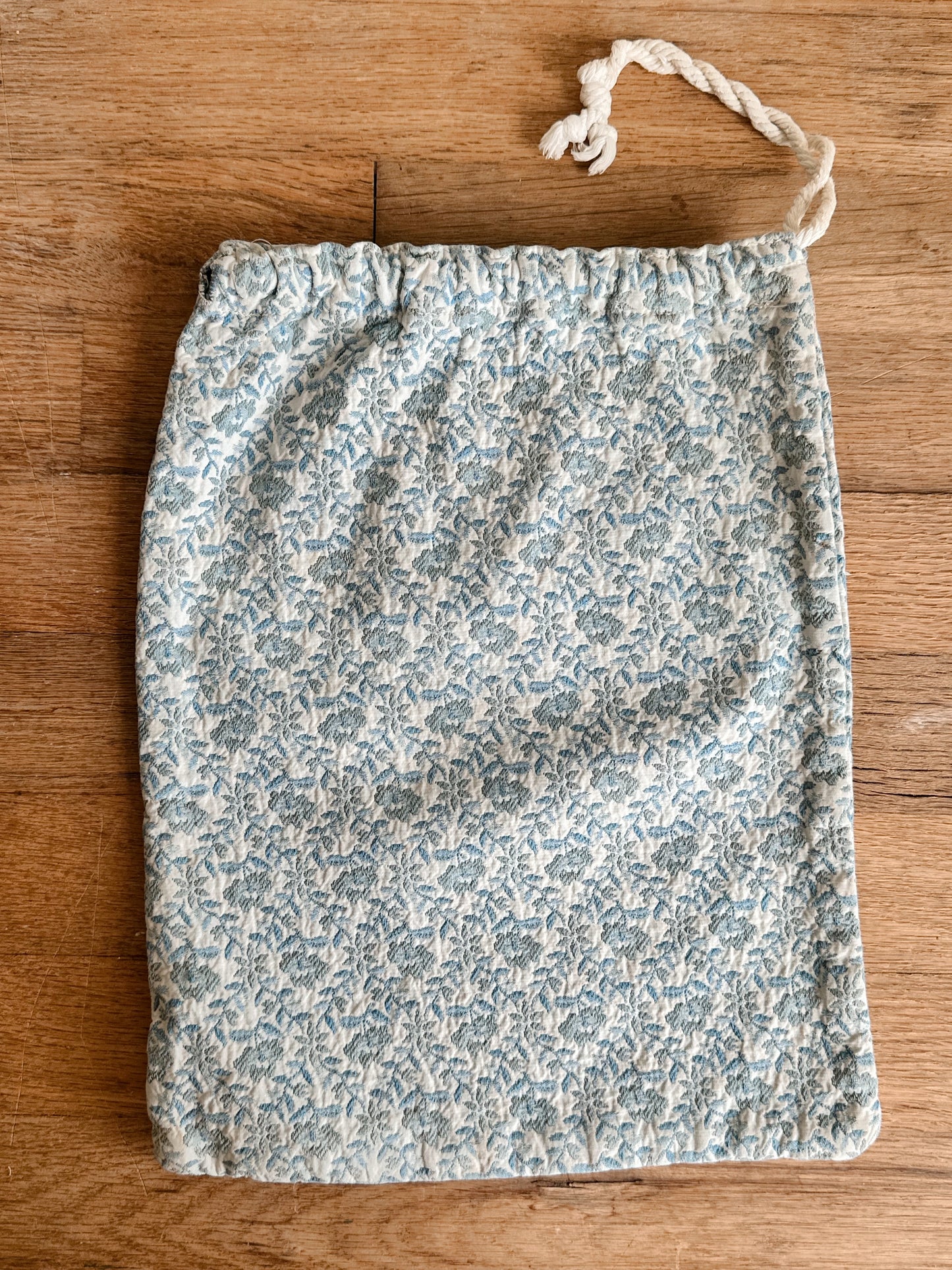 Vintage Handmade Cloth Bag & Clothespins
