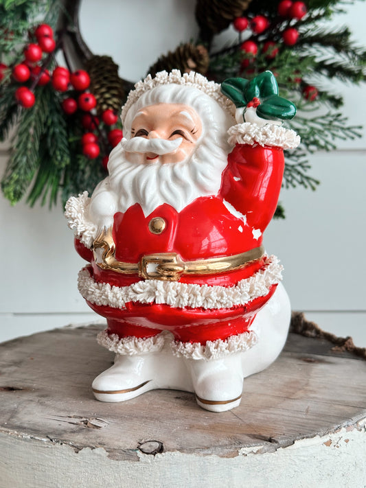Vintage Spaghetti Santa Bank