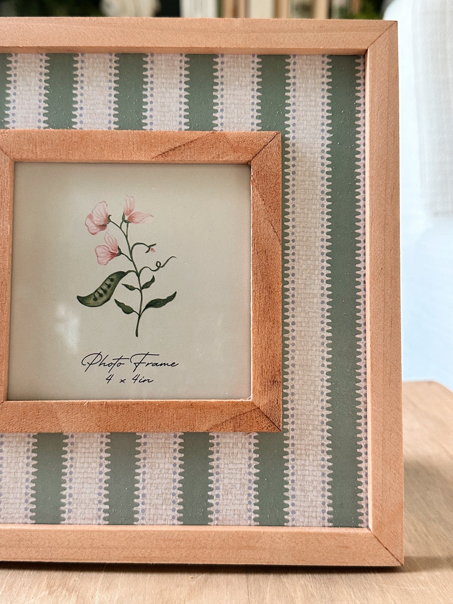 Cottage Stripes Picture Frame