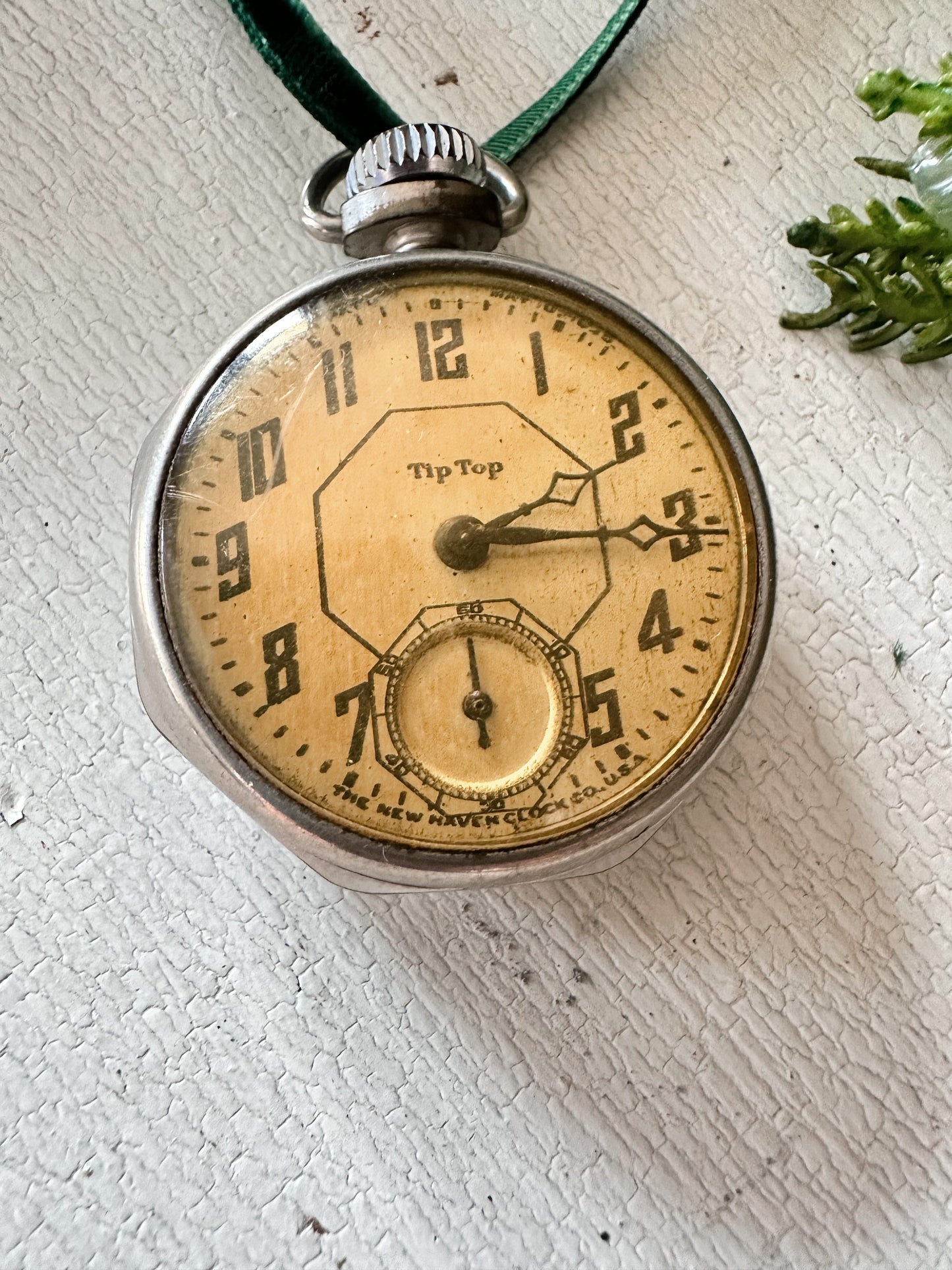 Vintage Pocket Watch Ornament