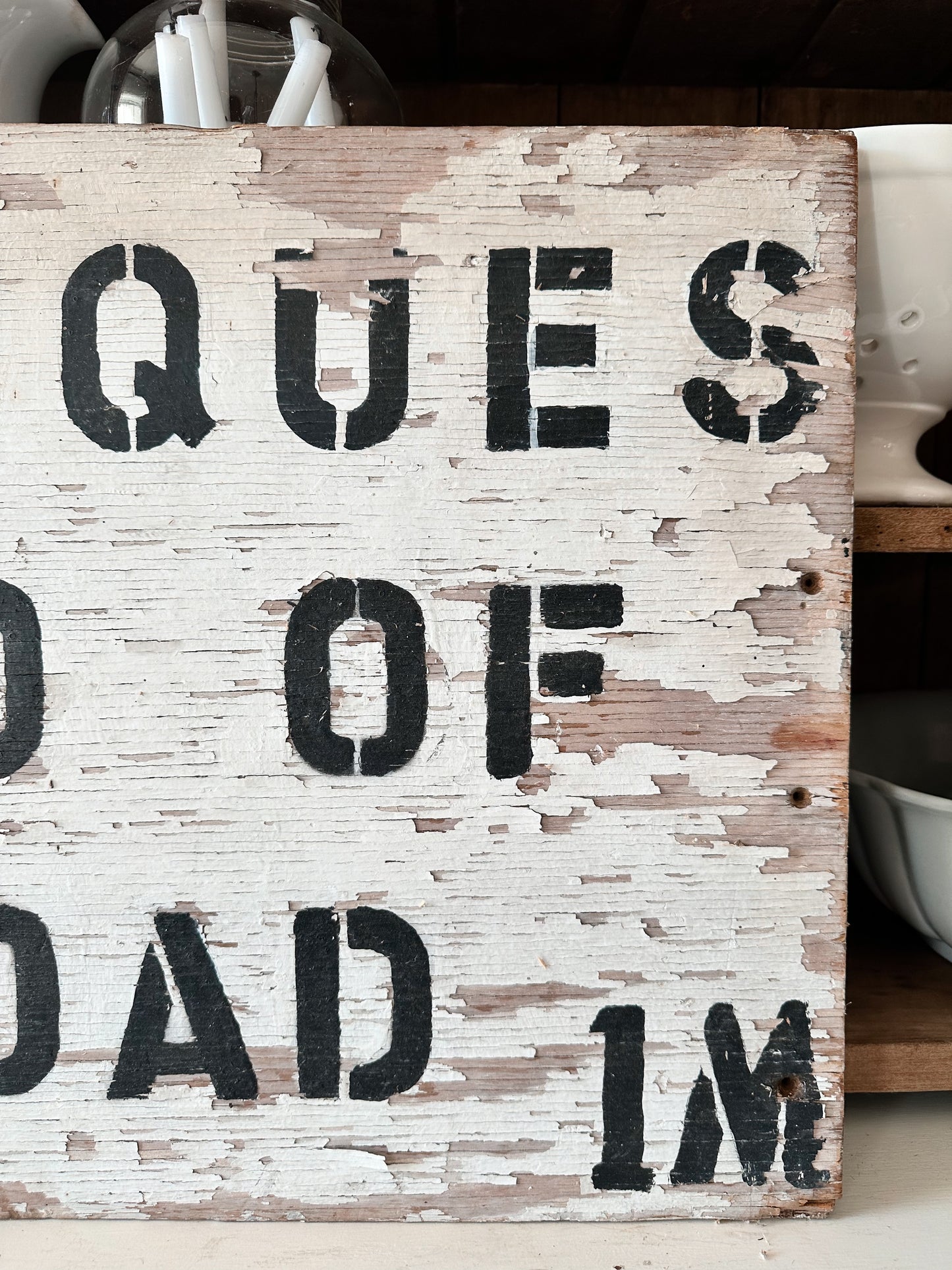 Authentic Chippy Antiques Sign