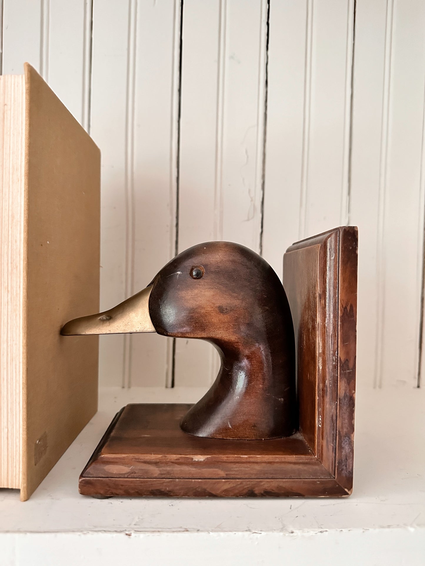 Vintage Duck Bookends