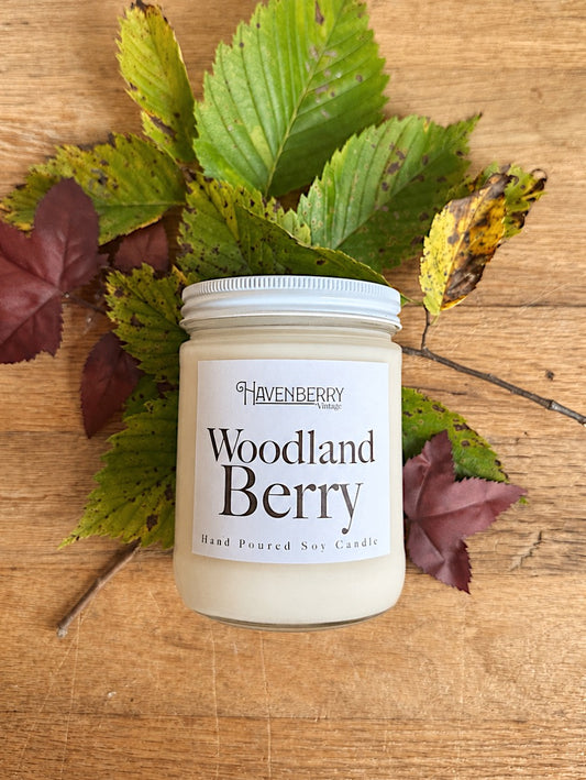 Hand Poured Woodland Berry Candle