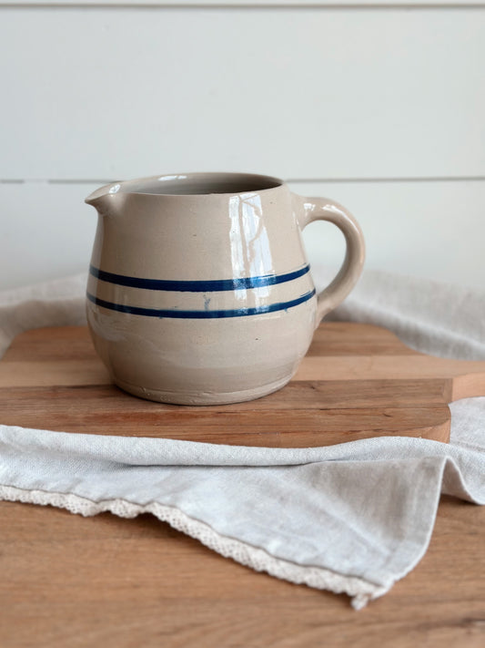 Vintage Pottery Buttermilk Pitcher