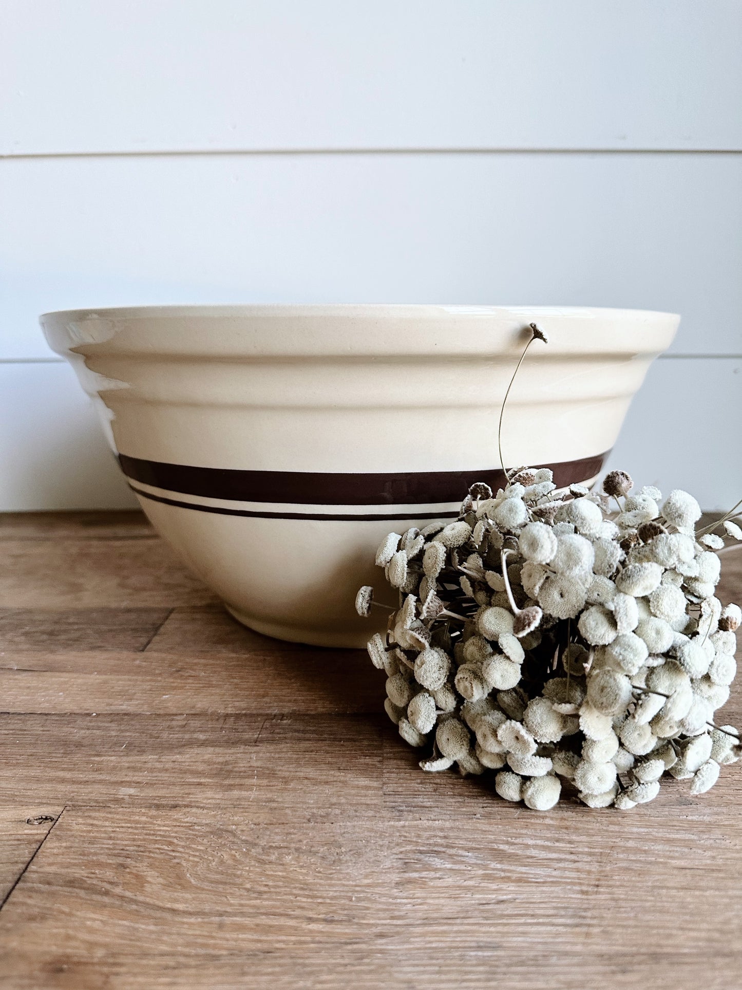 Big Beautiful Vintage Ovenware Bowl