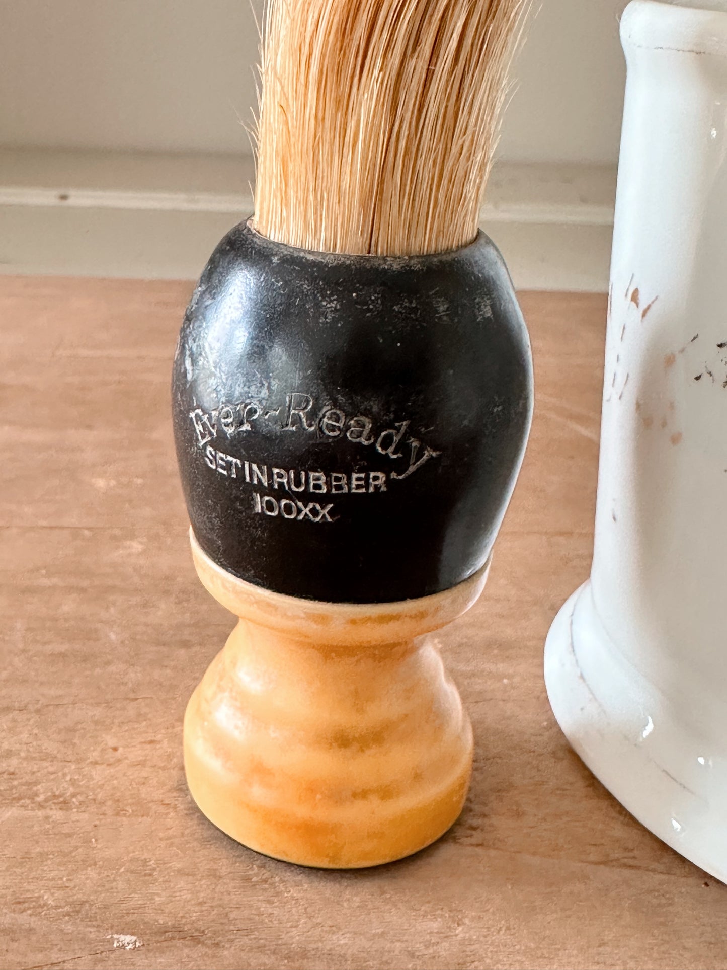 Vintage Shave Mug & Brush