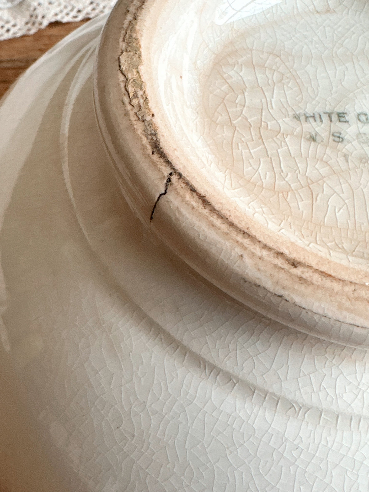 Pair of WS George Ironstone Bowls