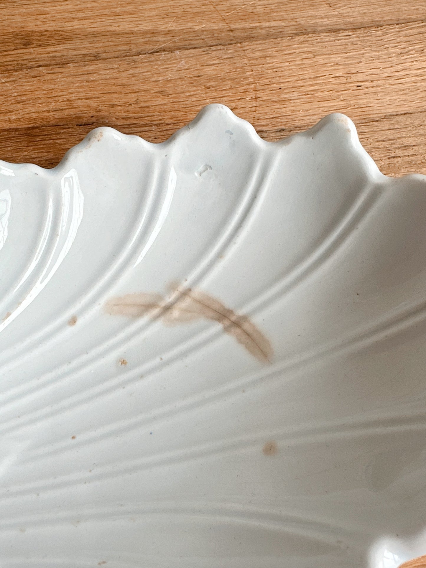 Antique John Maddock Ironstone Relish Dish
