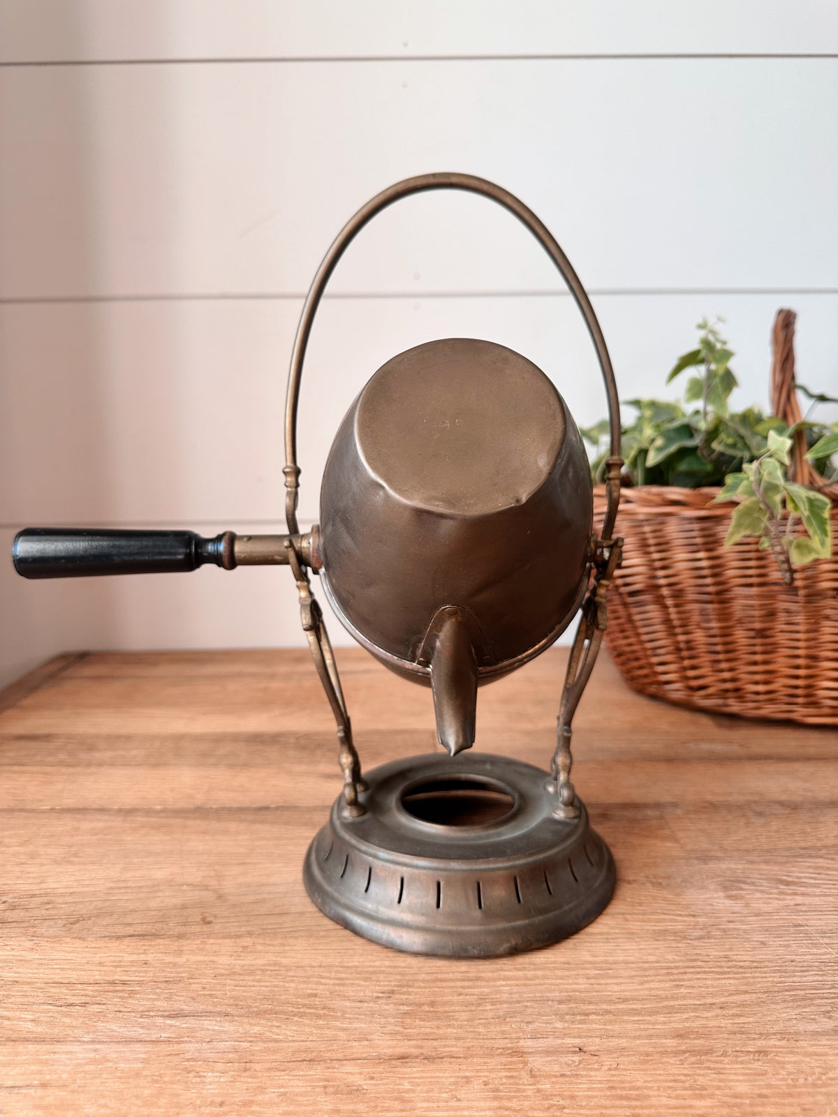 Vintage Brass Coffee Percolator