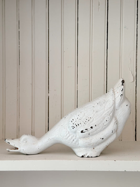 Vintage Cast Iron Goose Doorstop