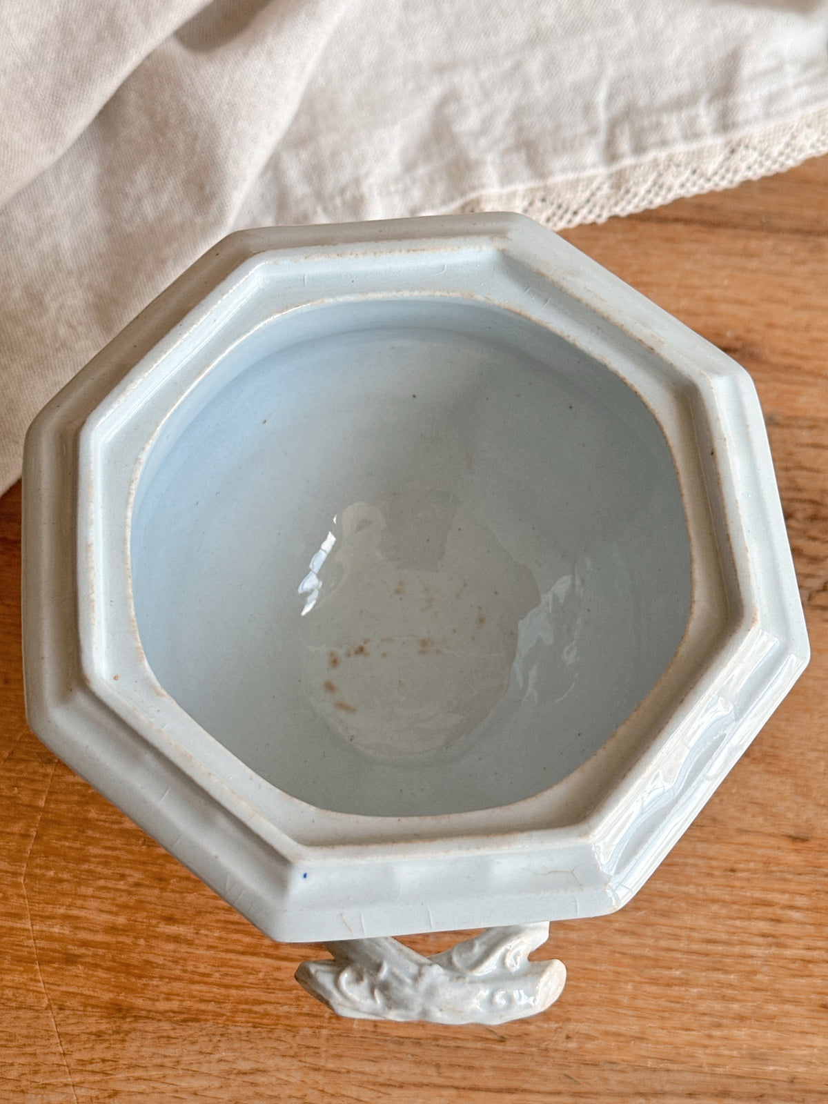 Antique Ironstone Sauce Tureen