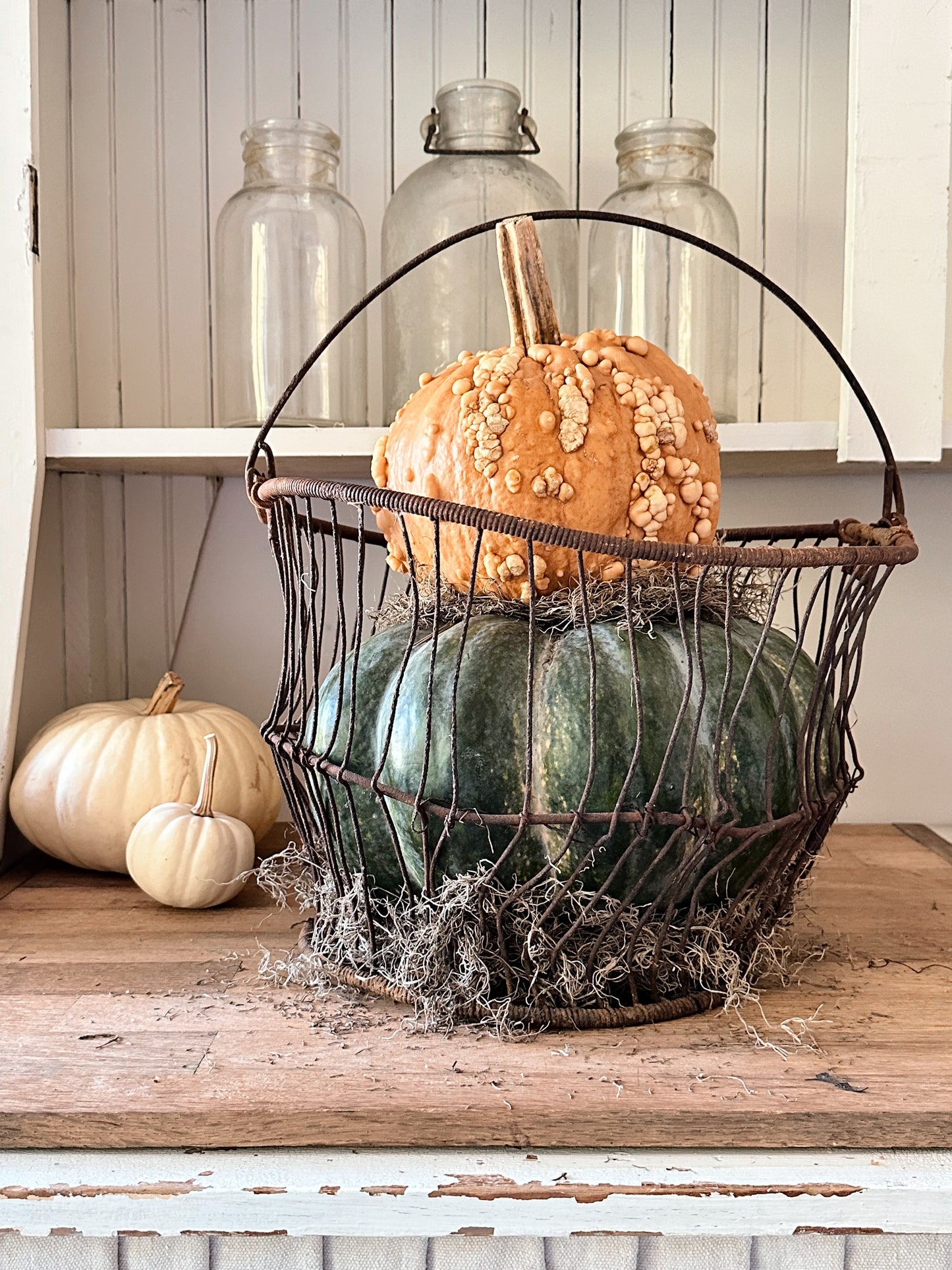 Vintage Oyster Basket