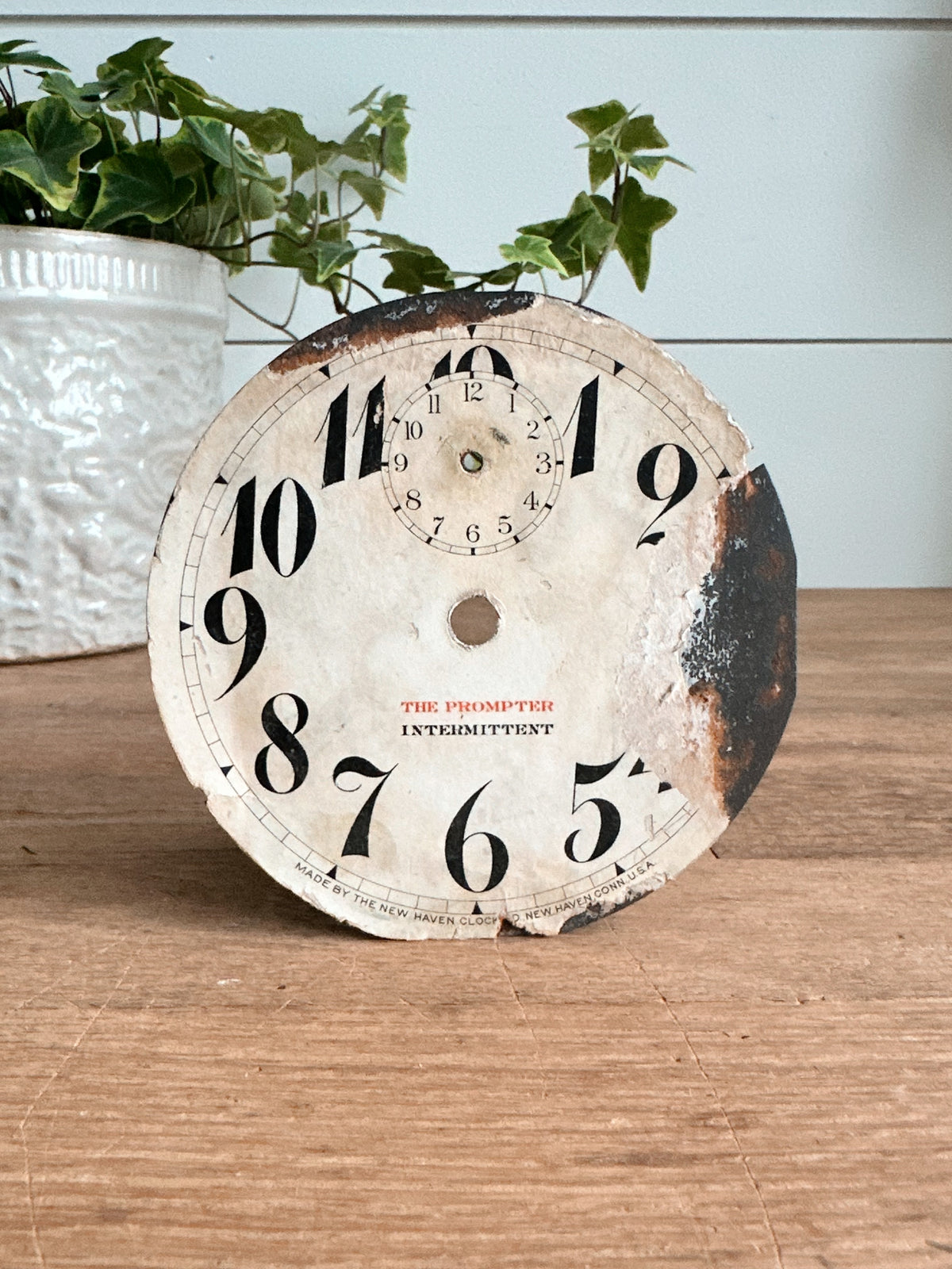 Vintage “The Prompter” Clock Face