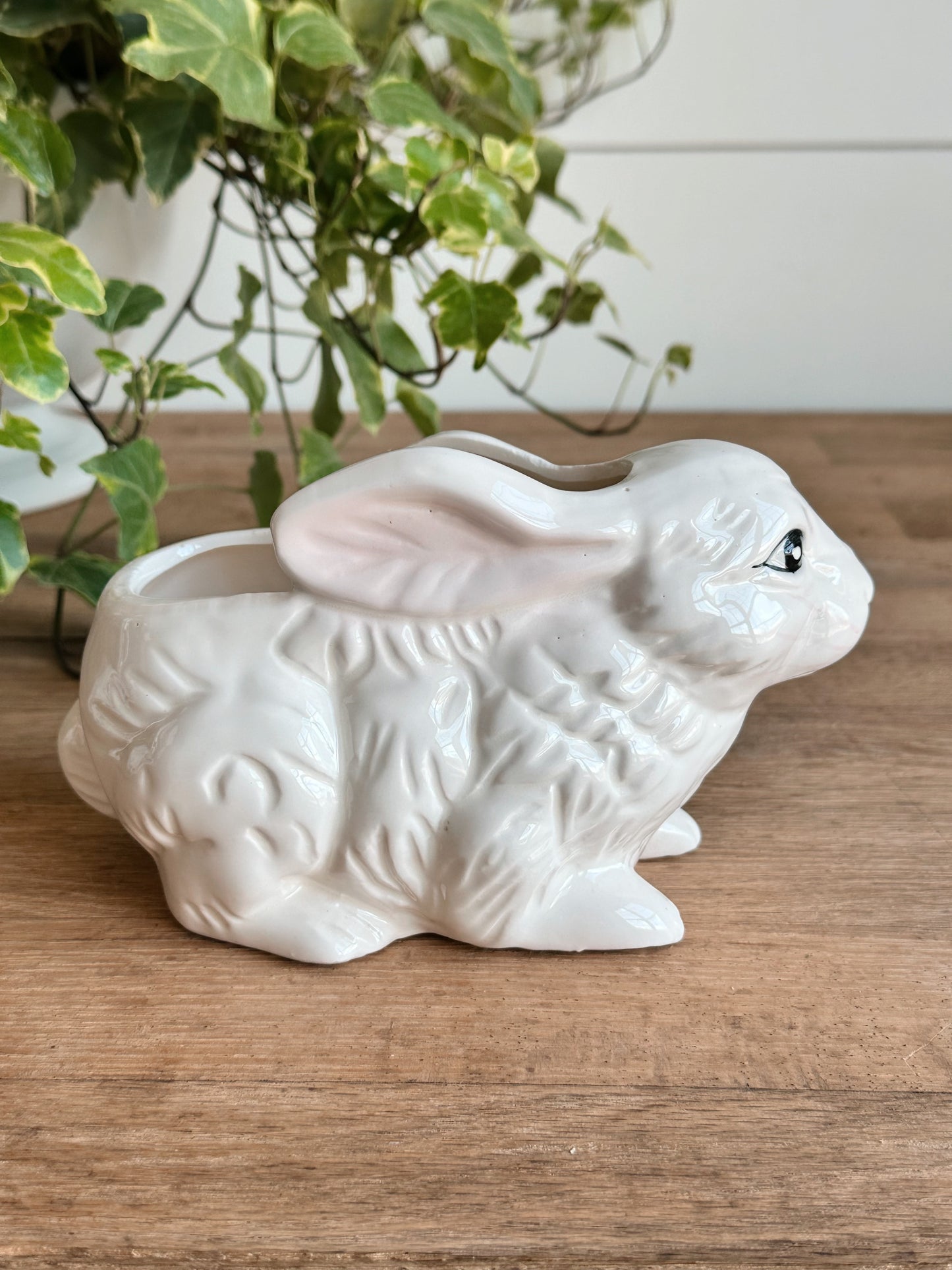 Vintage Bunny Planter