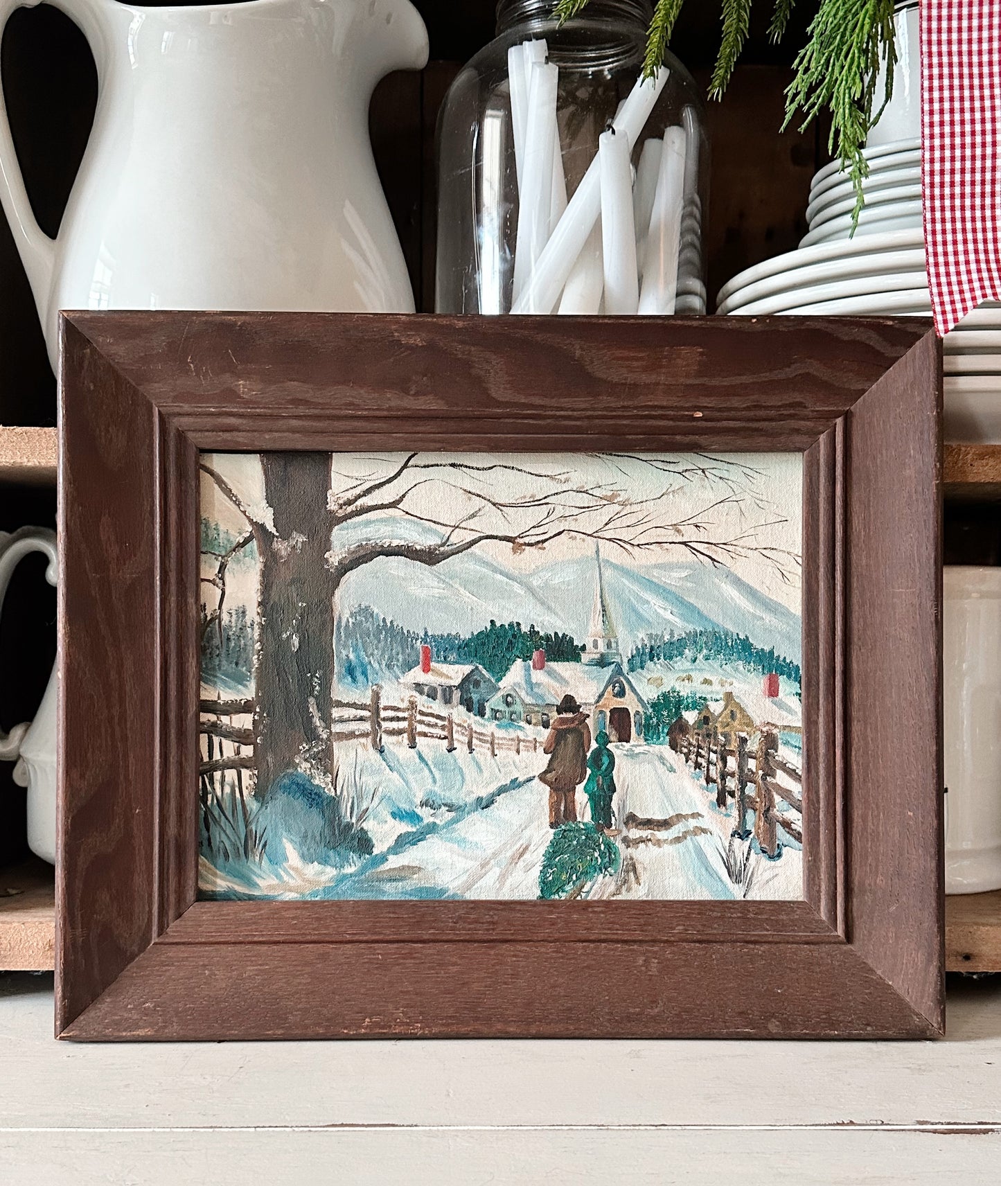 Vintage Winter Painting