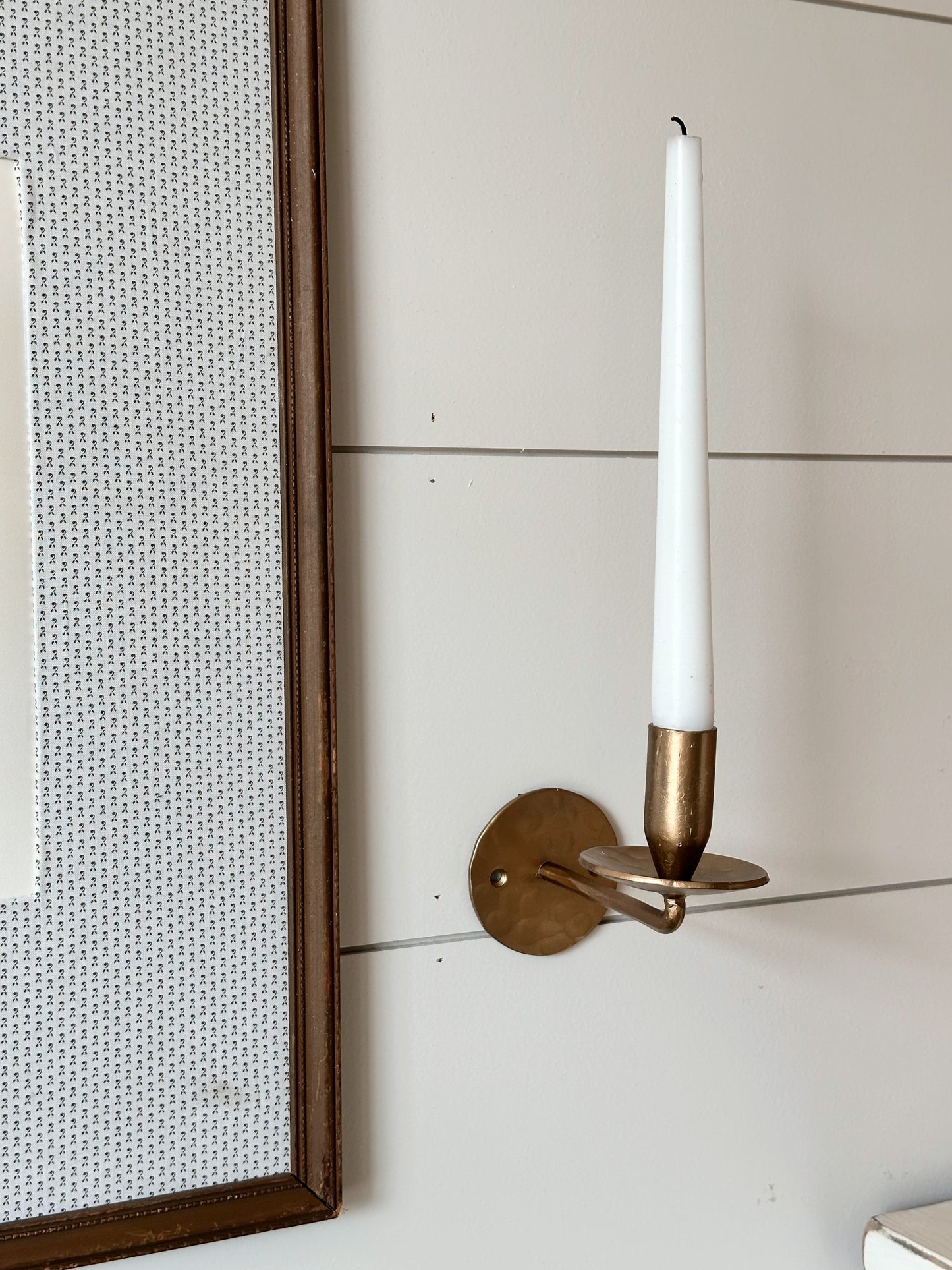 Forged Iron Taper Wall Sconce