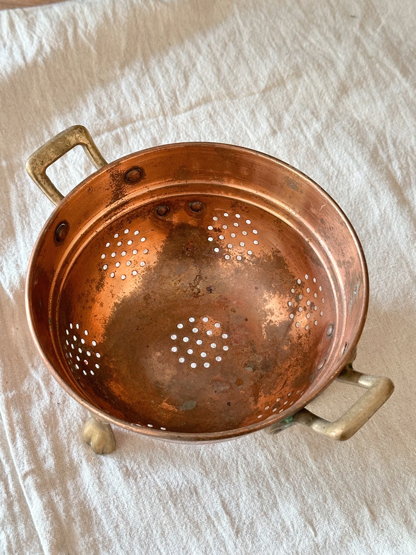 Copper Berry Colander