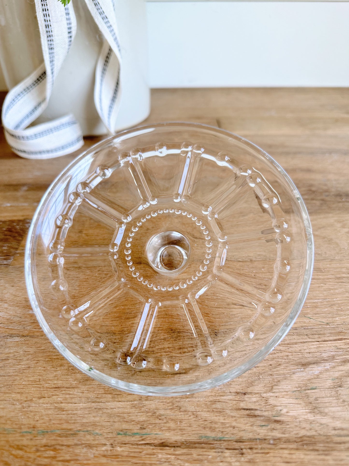 You Choose the Scent - Glass Candy Dish Vintage Vessel Candle