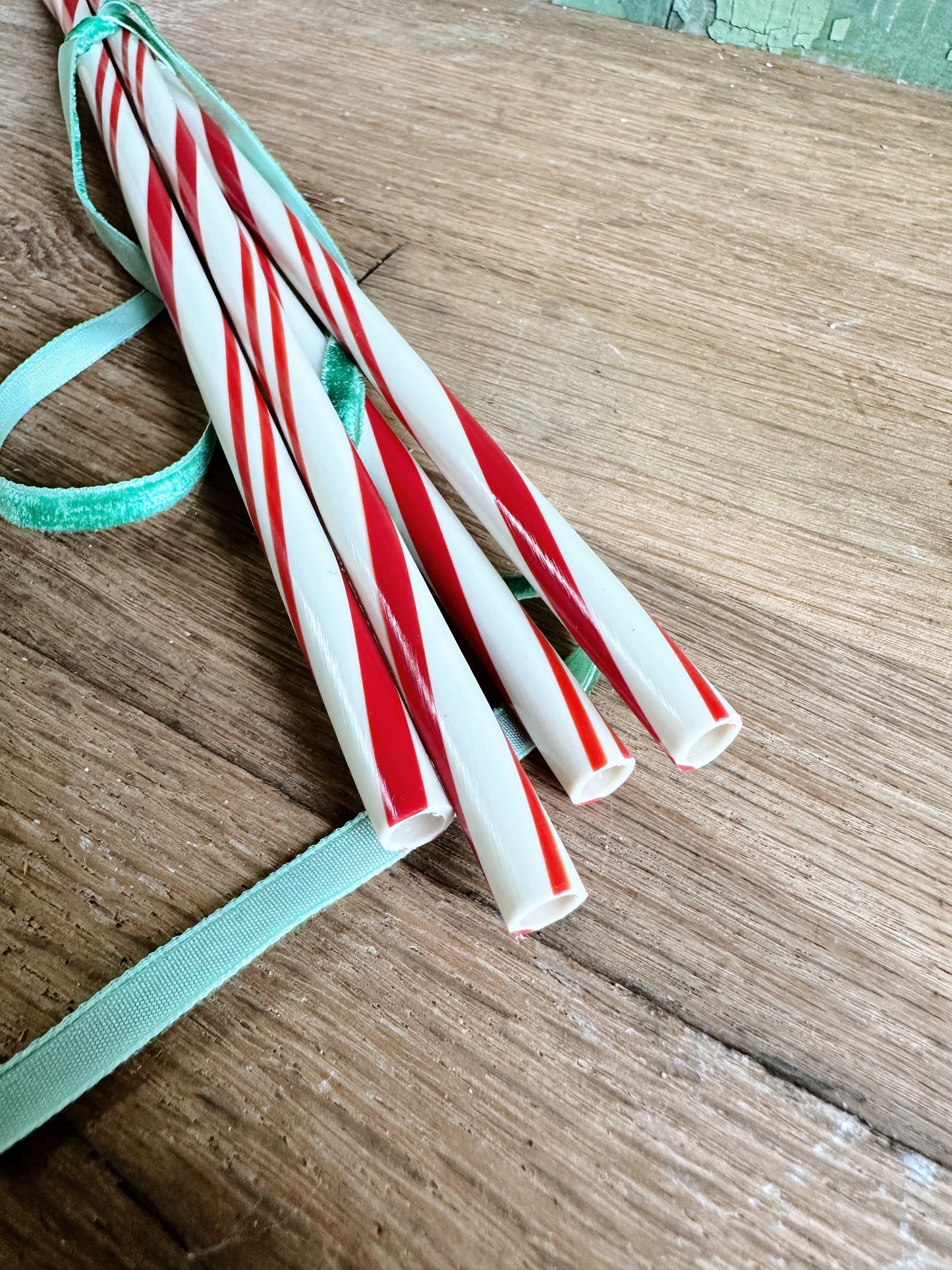 Collection of Four Vintage Candy Canes