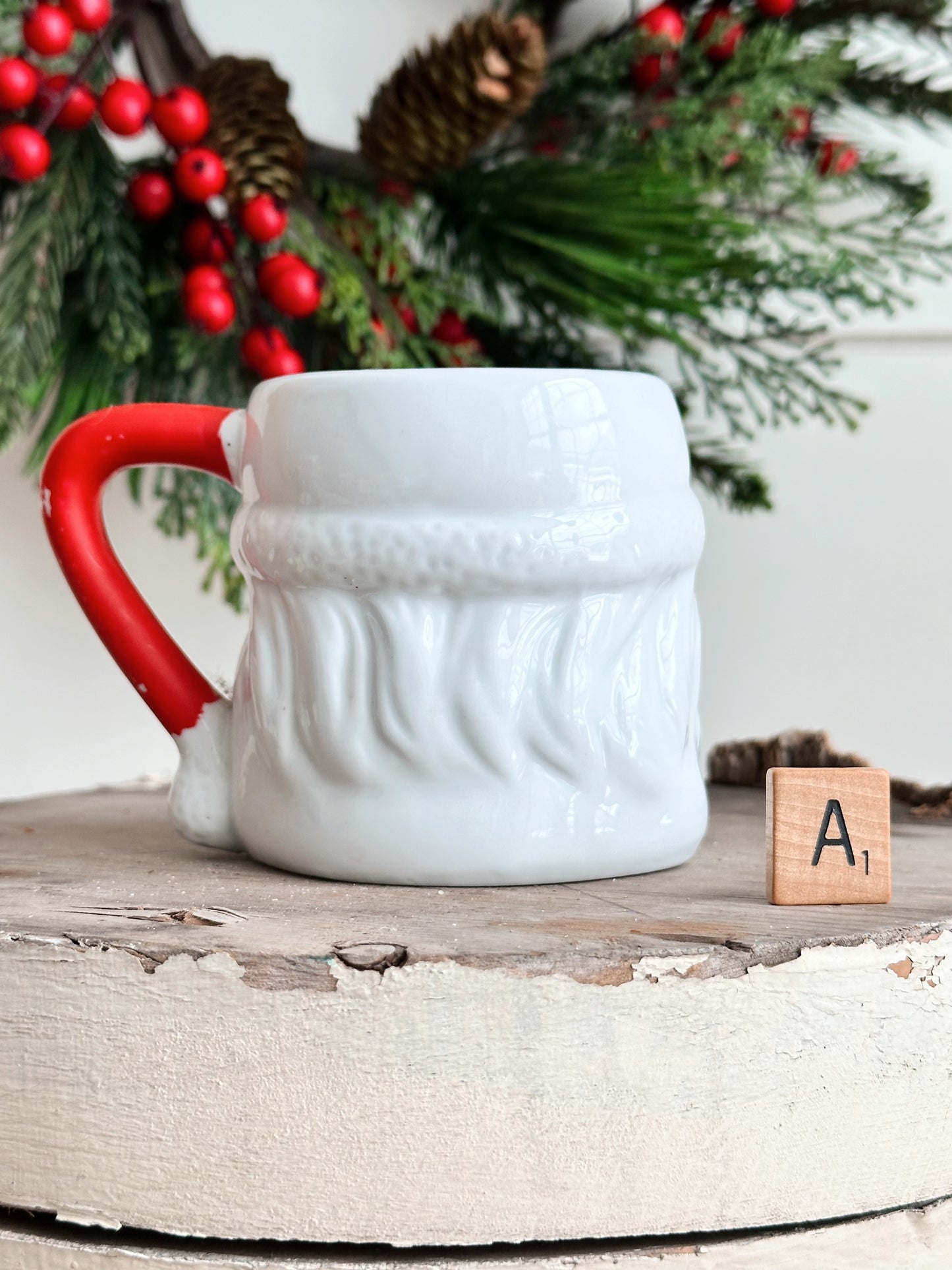 Vintage Santa Mug