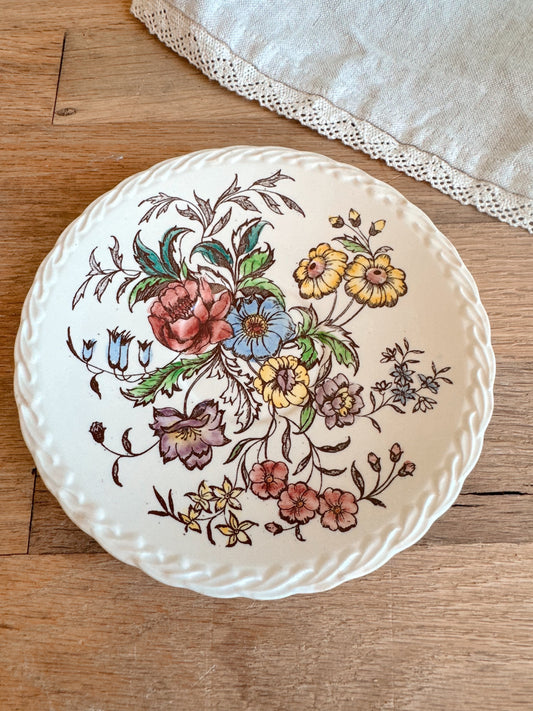 Vintage Vernon Kilns Hand Painted Plate