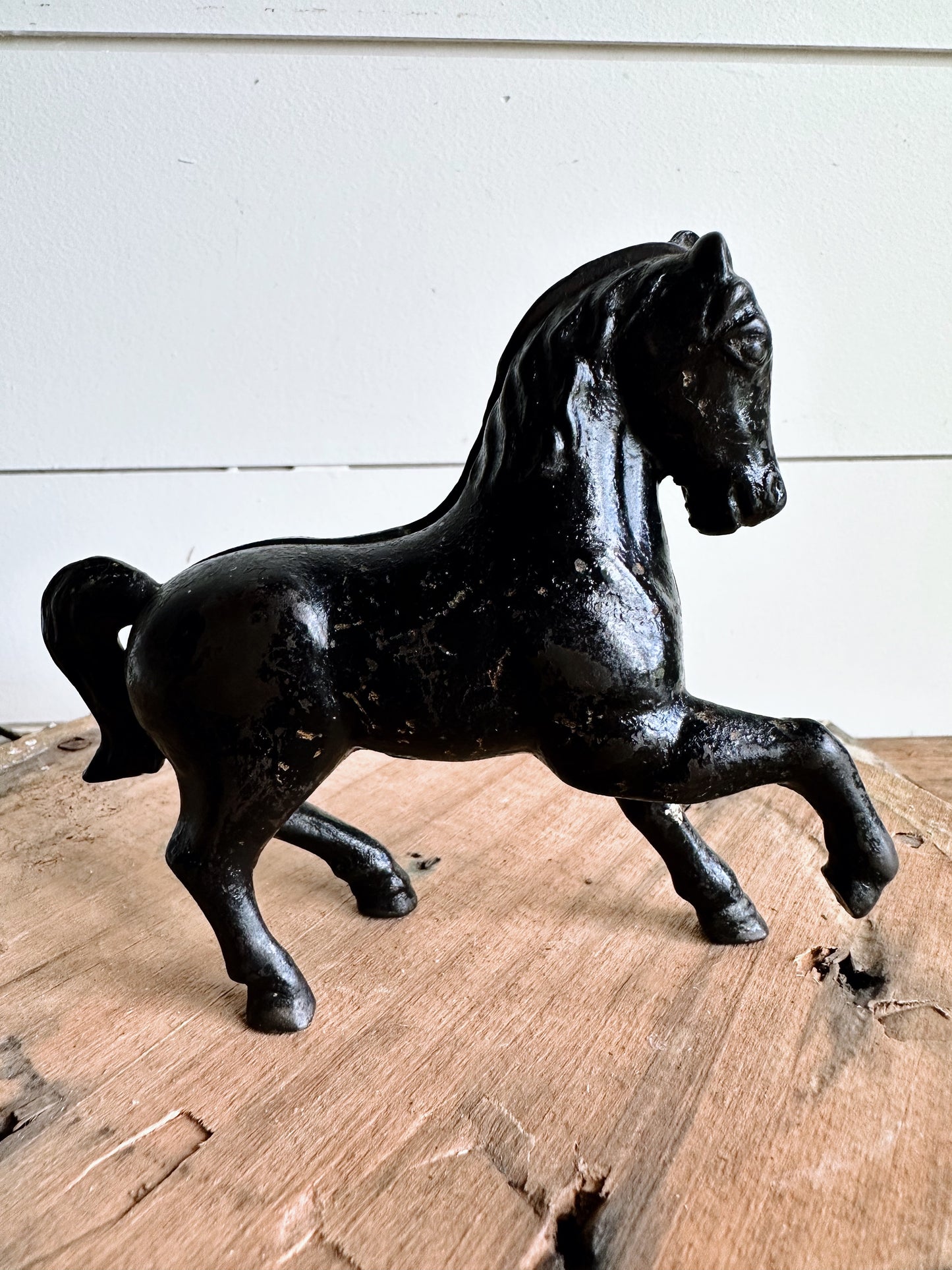 Antique Cast Iron Horse Bank