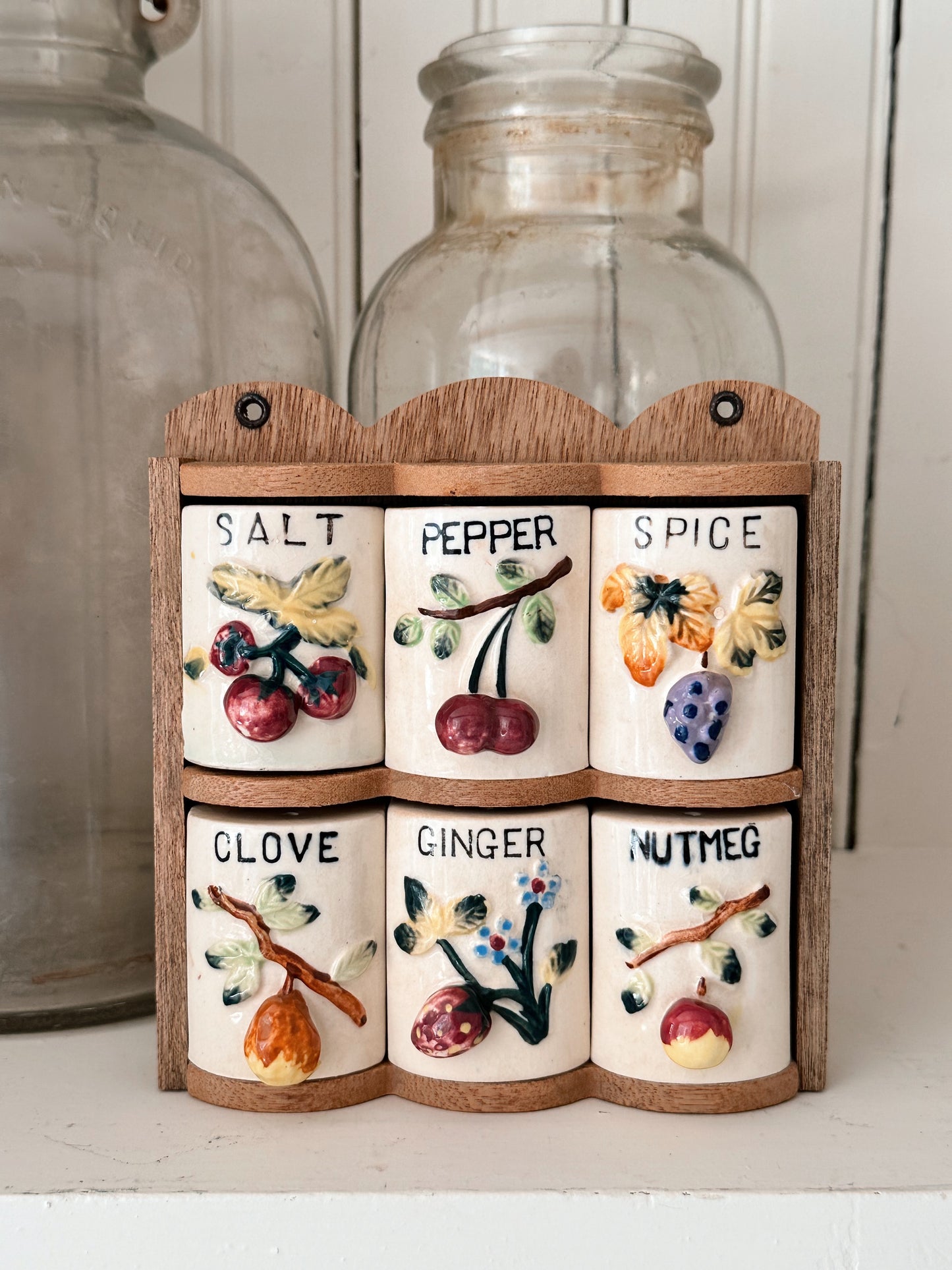 1940s Vintage Spice Rack