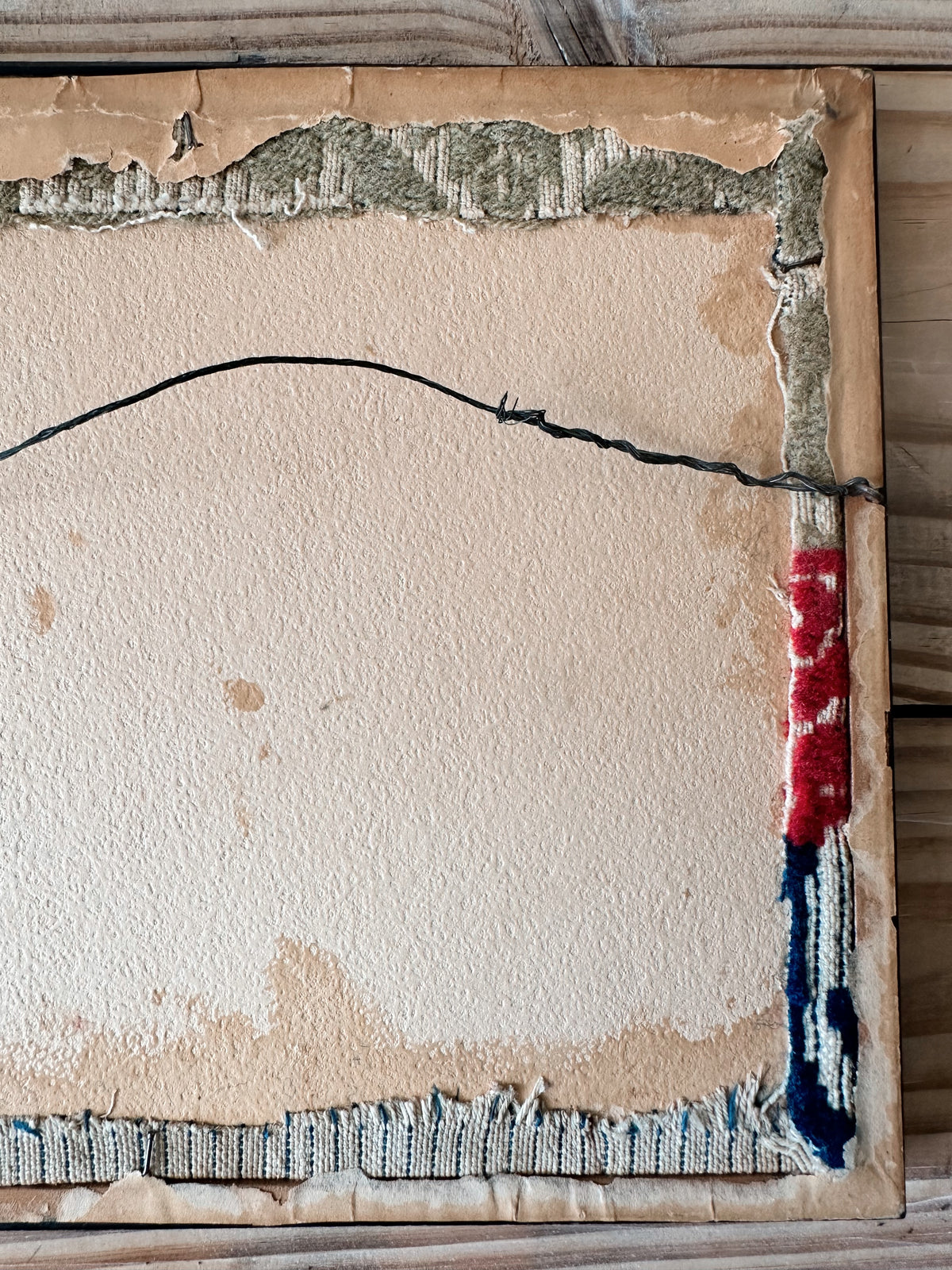 Framed Vintage Coverlet Remnant