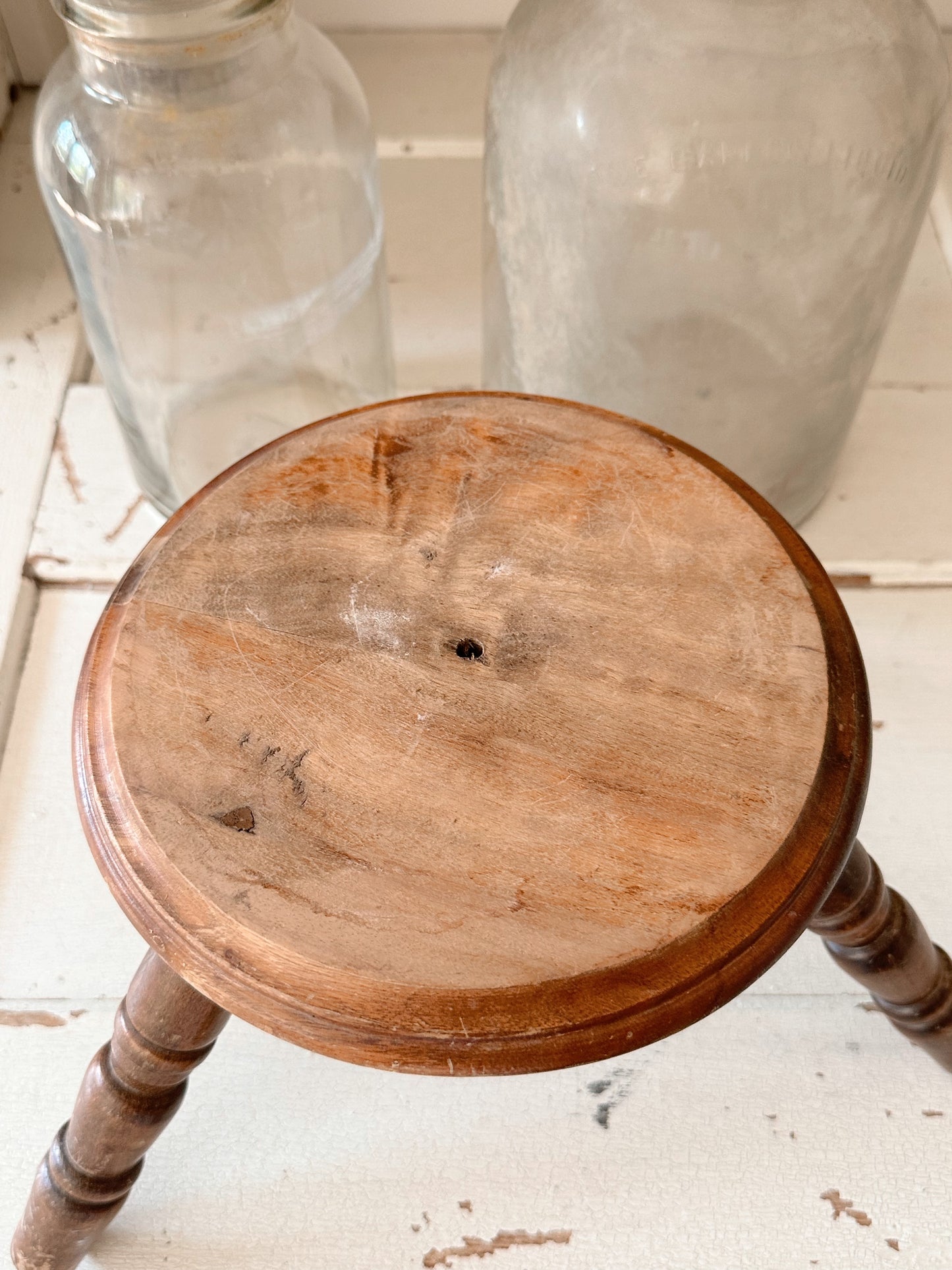 Vintage Wood Stool