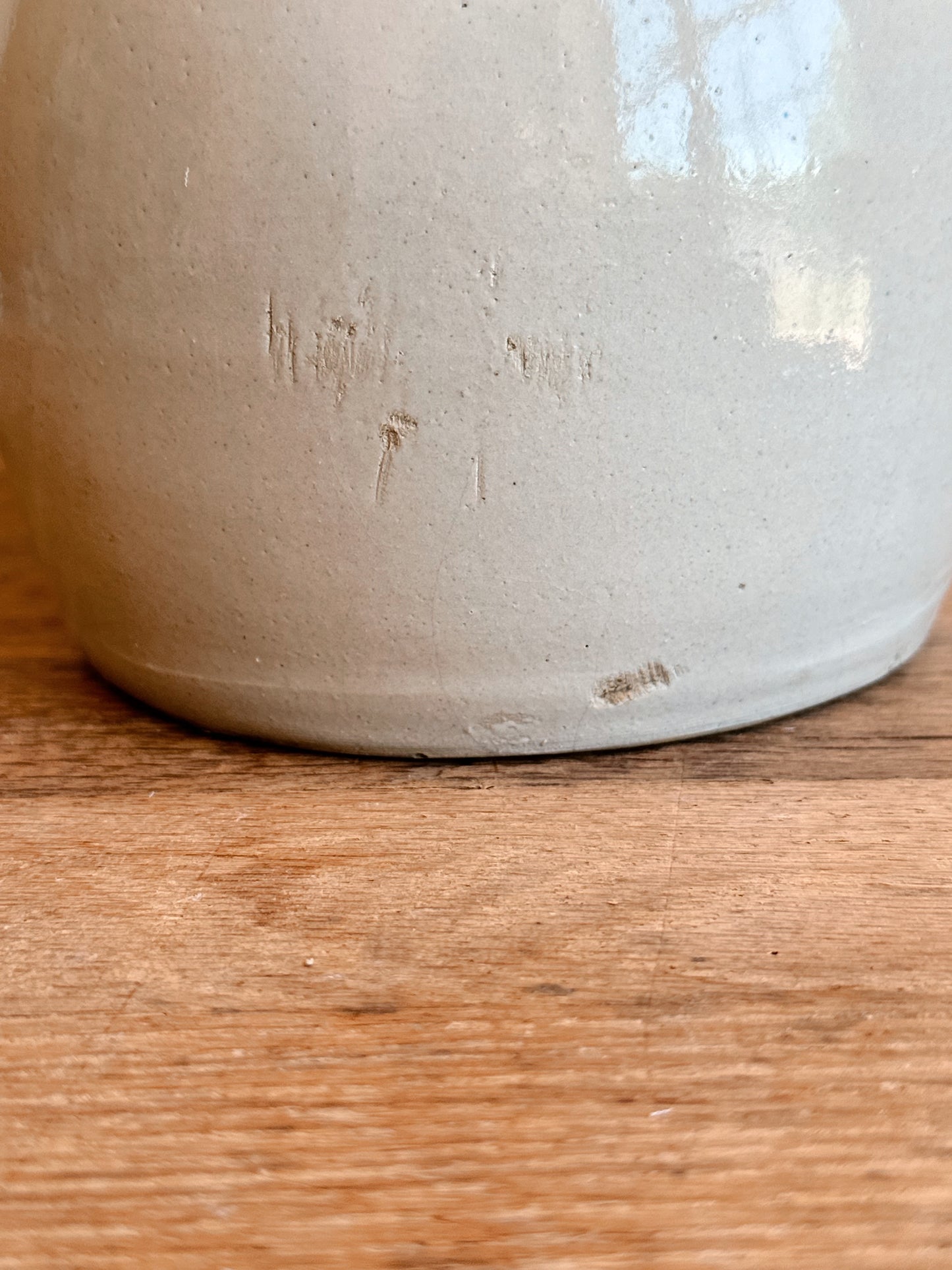Vintage Hand Thrown Pottery Pitcher