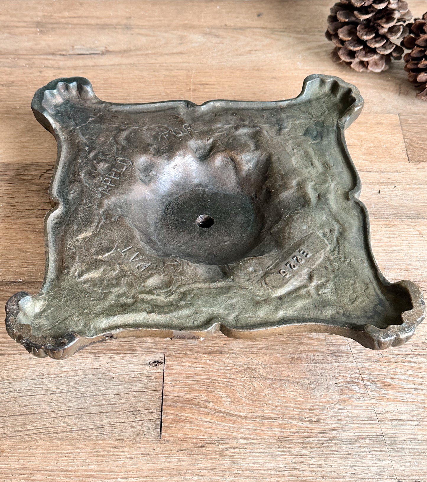 Vintage Cast Iron Lamp Base