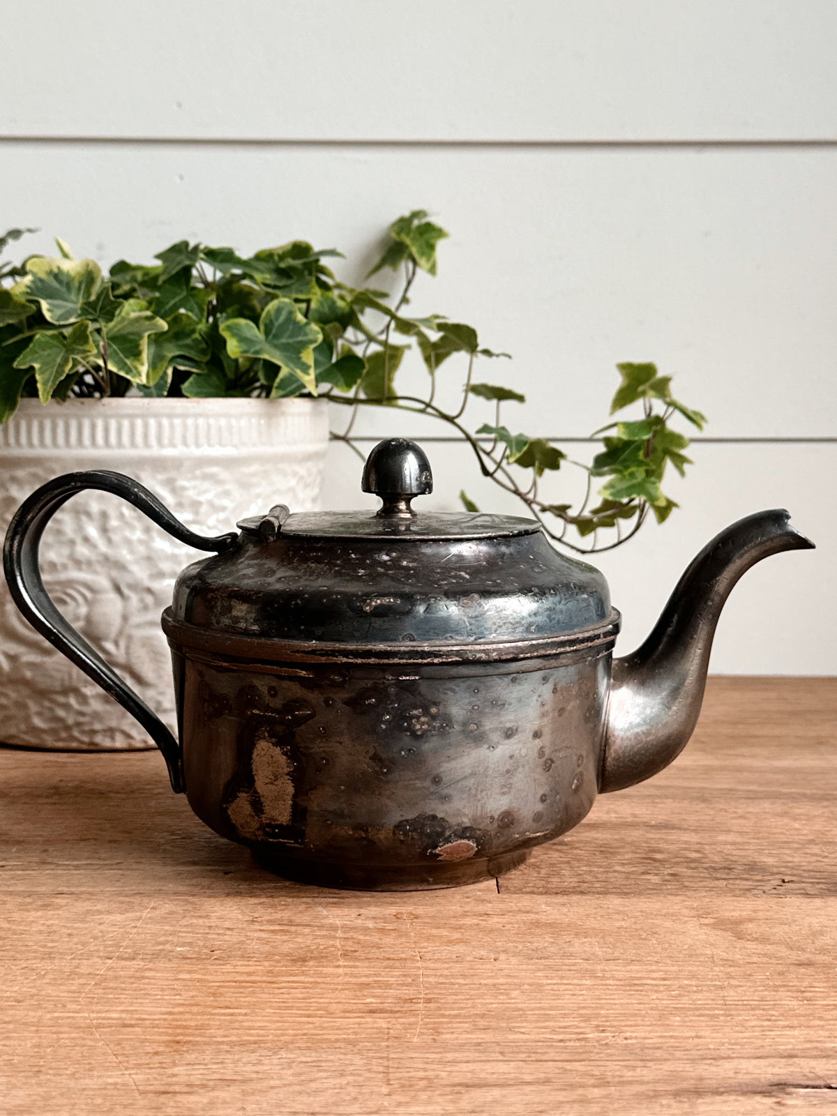 Vintage Reed & Barton Silver Soldered US Navy Tea Pot