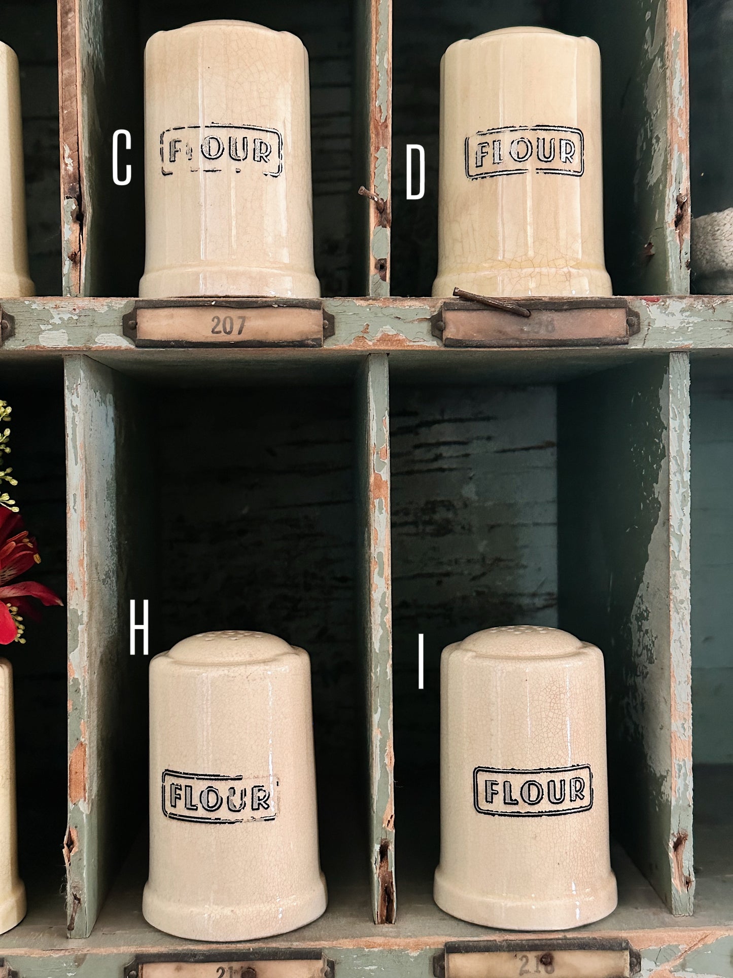 Vintage Flour Shakers