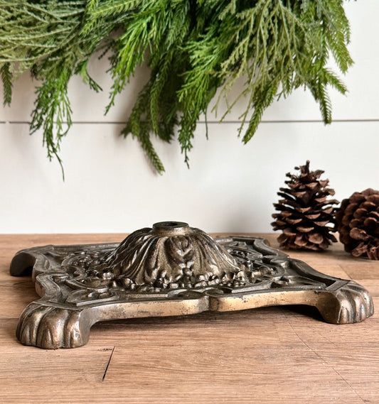 Vintage Cast Iron Lamp Base