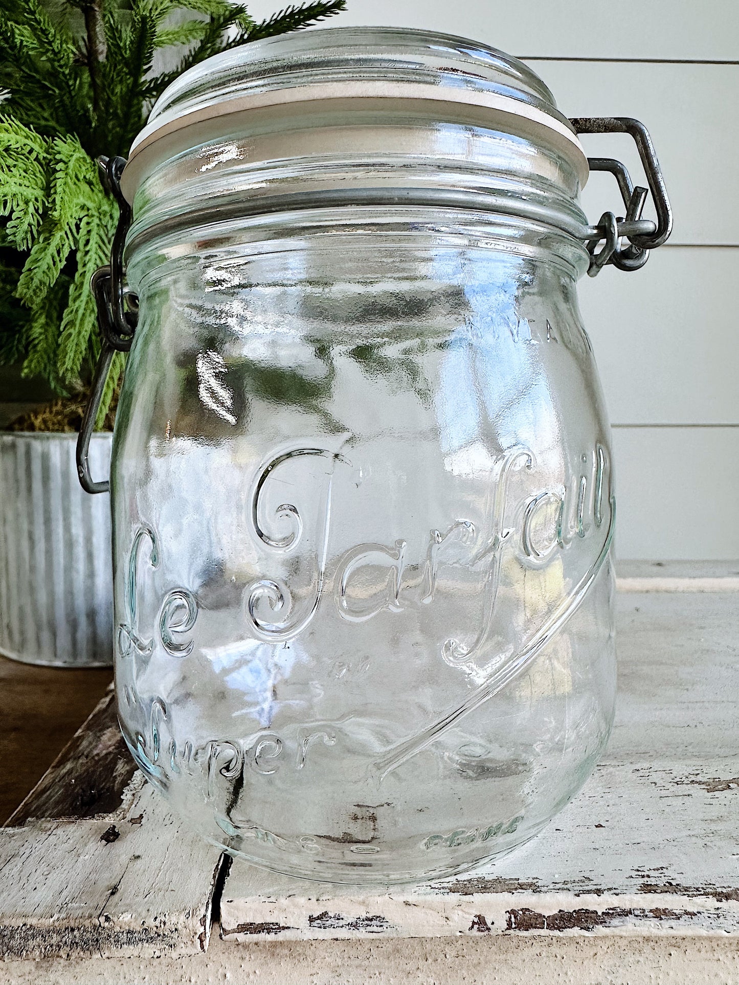 You Choose the Scent - French Storage Jar Vintage Vessel Candle