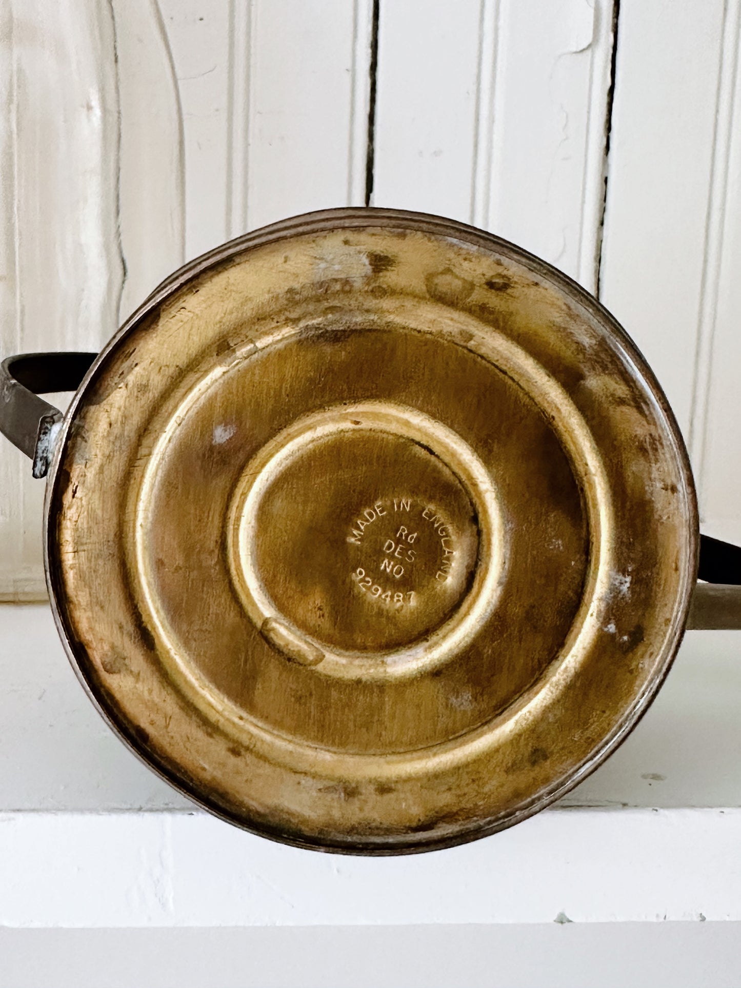 Vintage English Brass Watering Can