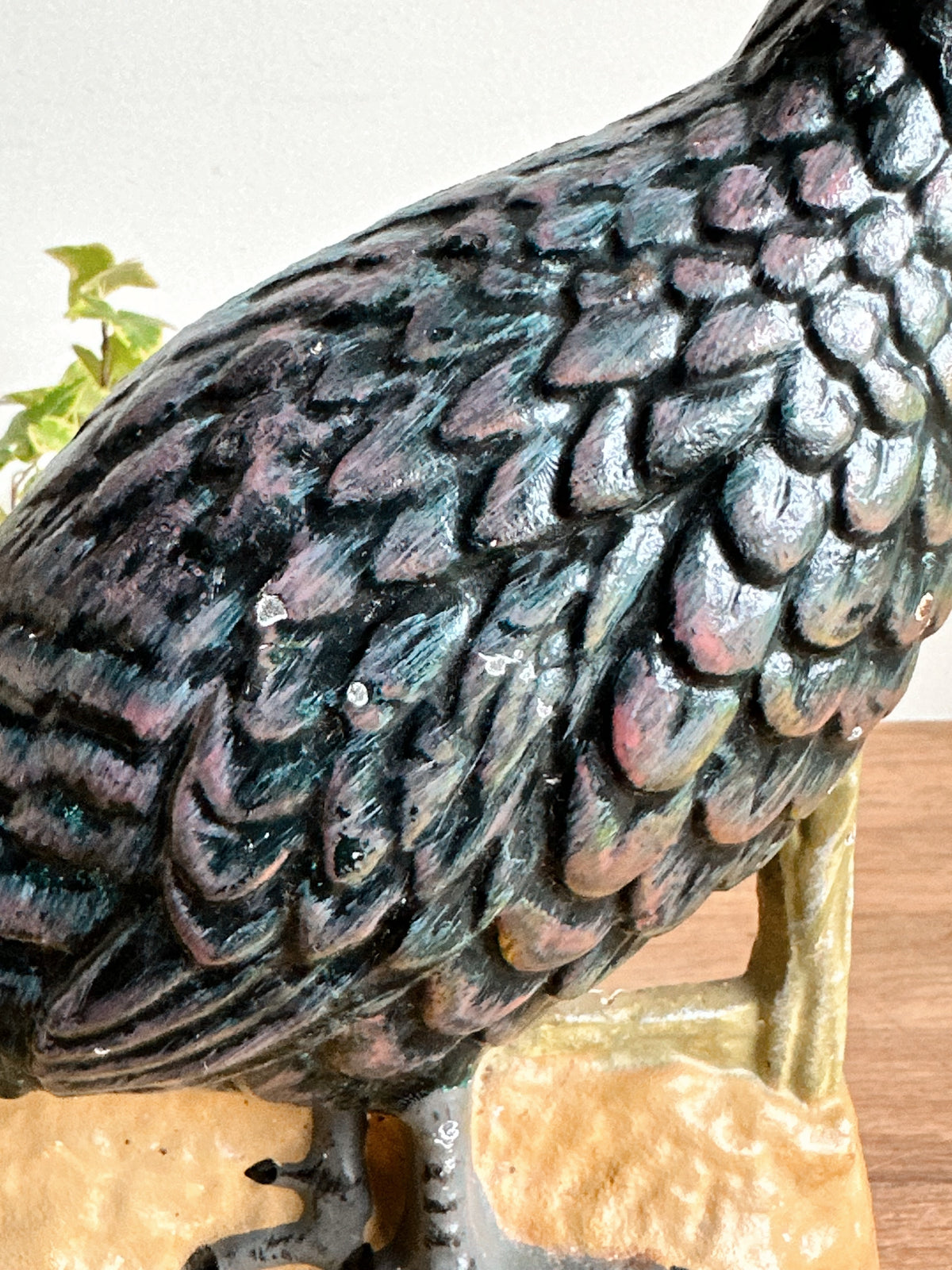 Vintage Cast Iron Pheasant Door Stop