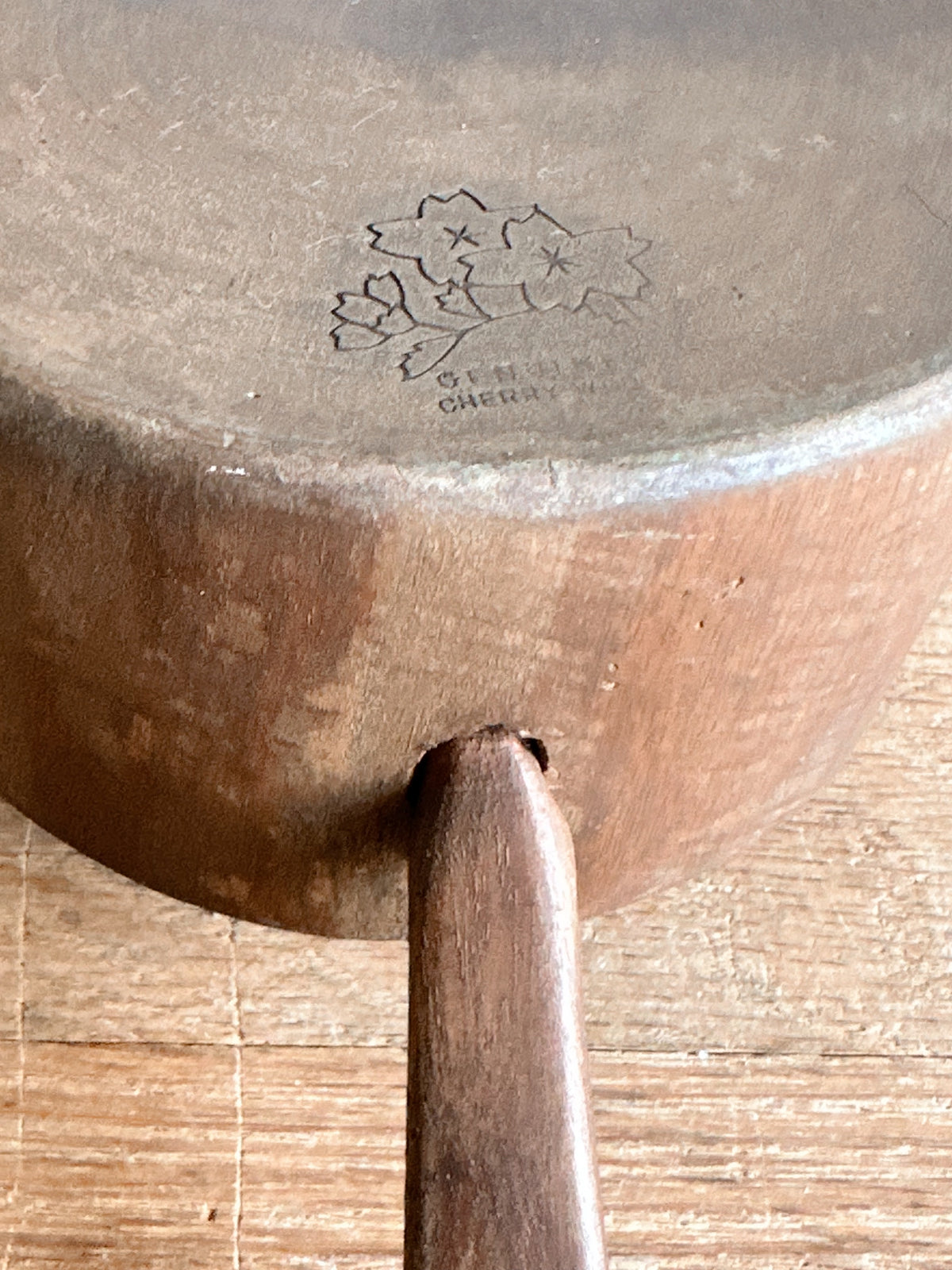Vintage Cherry Wood Scoop