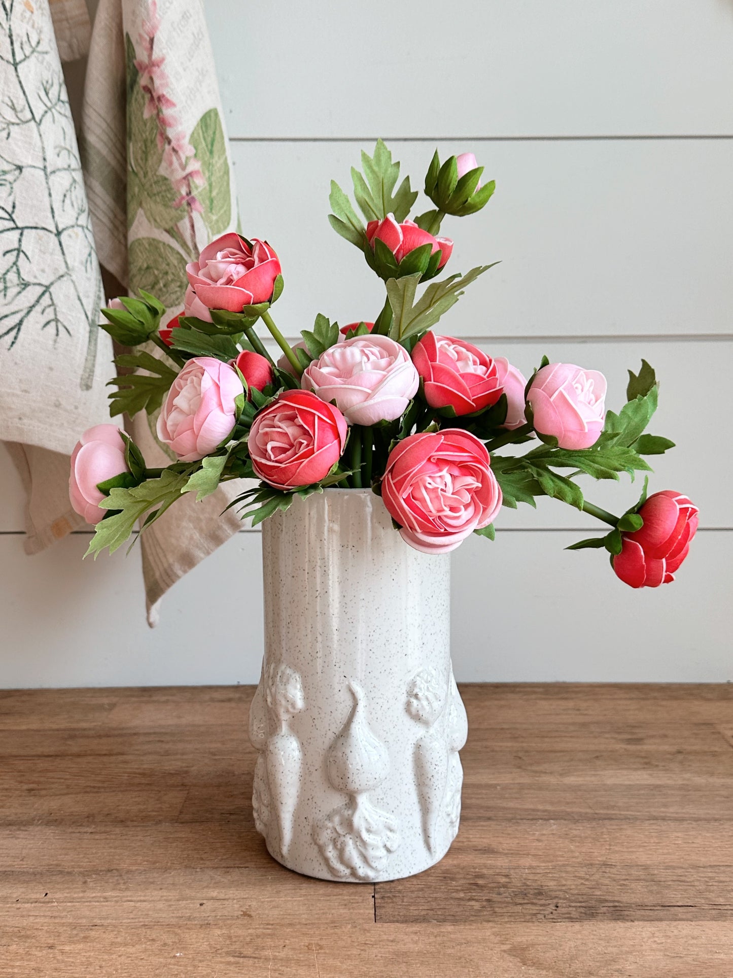 Real Touch Ranunculus Bundle, Pink