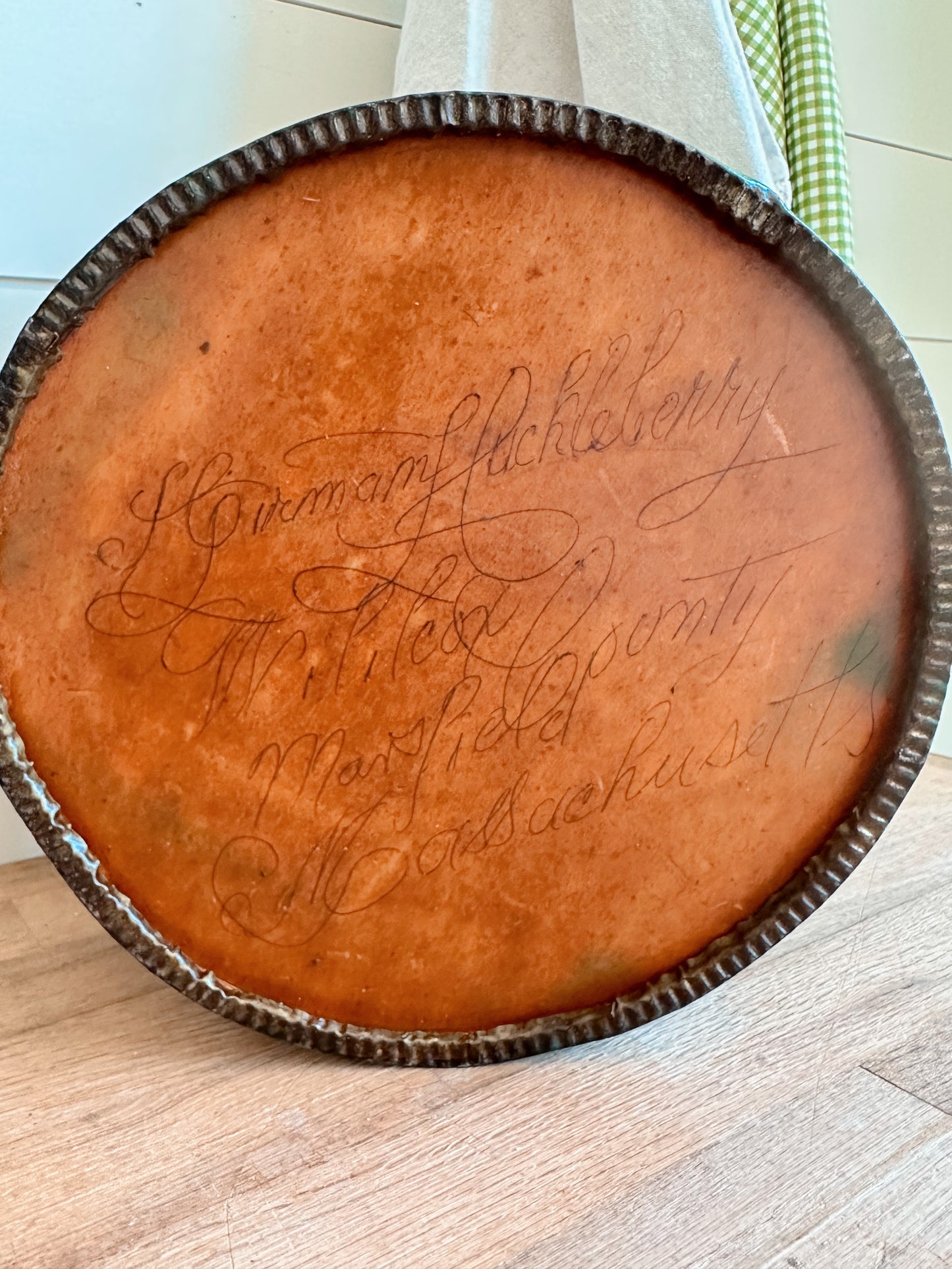 Vintage Hand Painted Berry Bucket